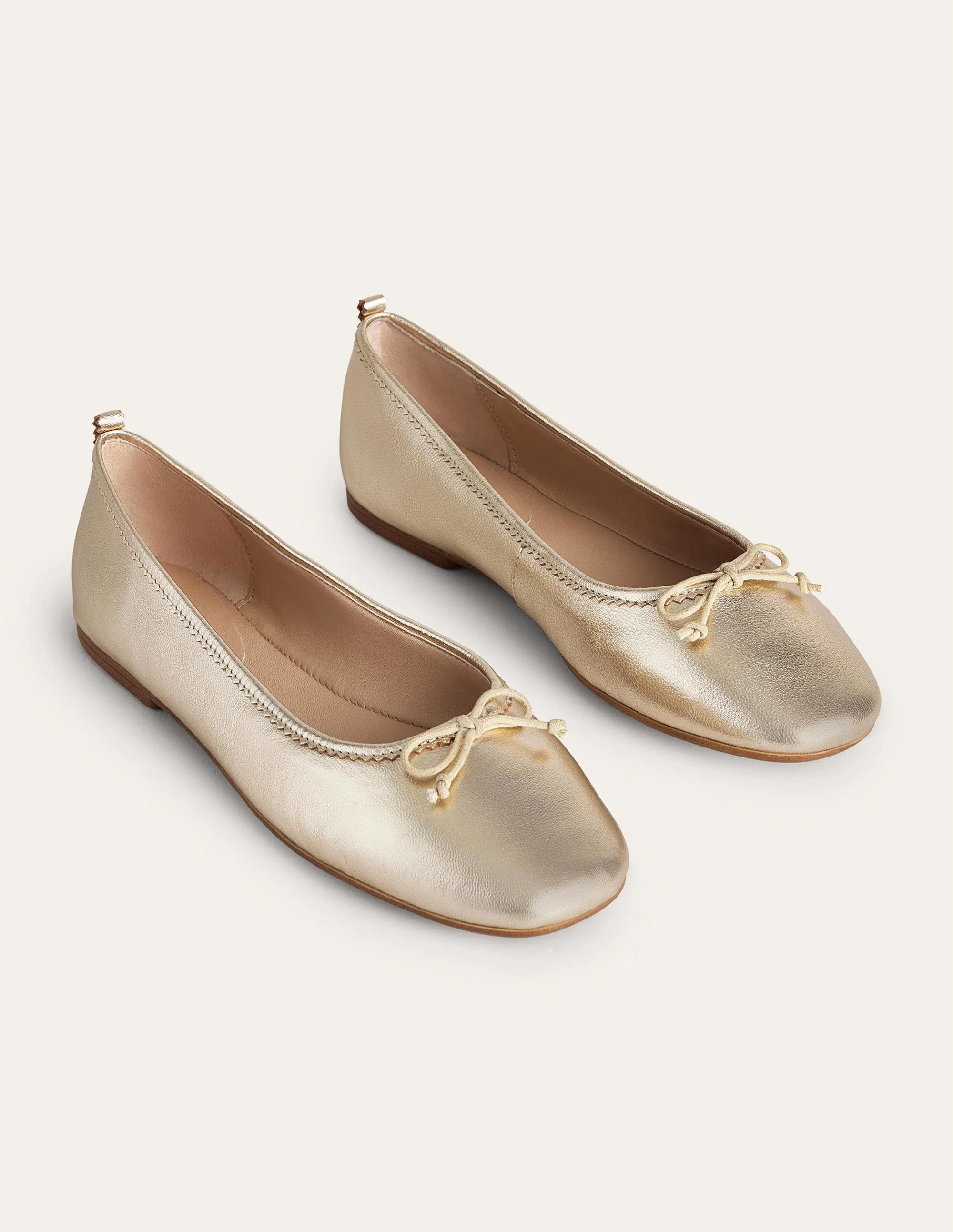 Kitty Flexi Sole Ballet Flats-Gold - Image 3