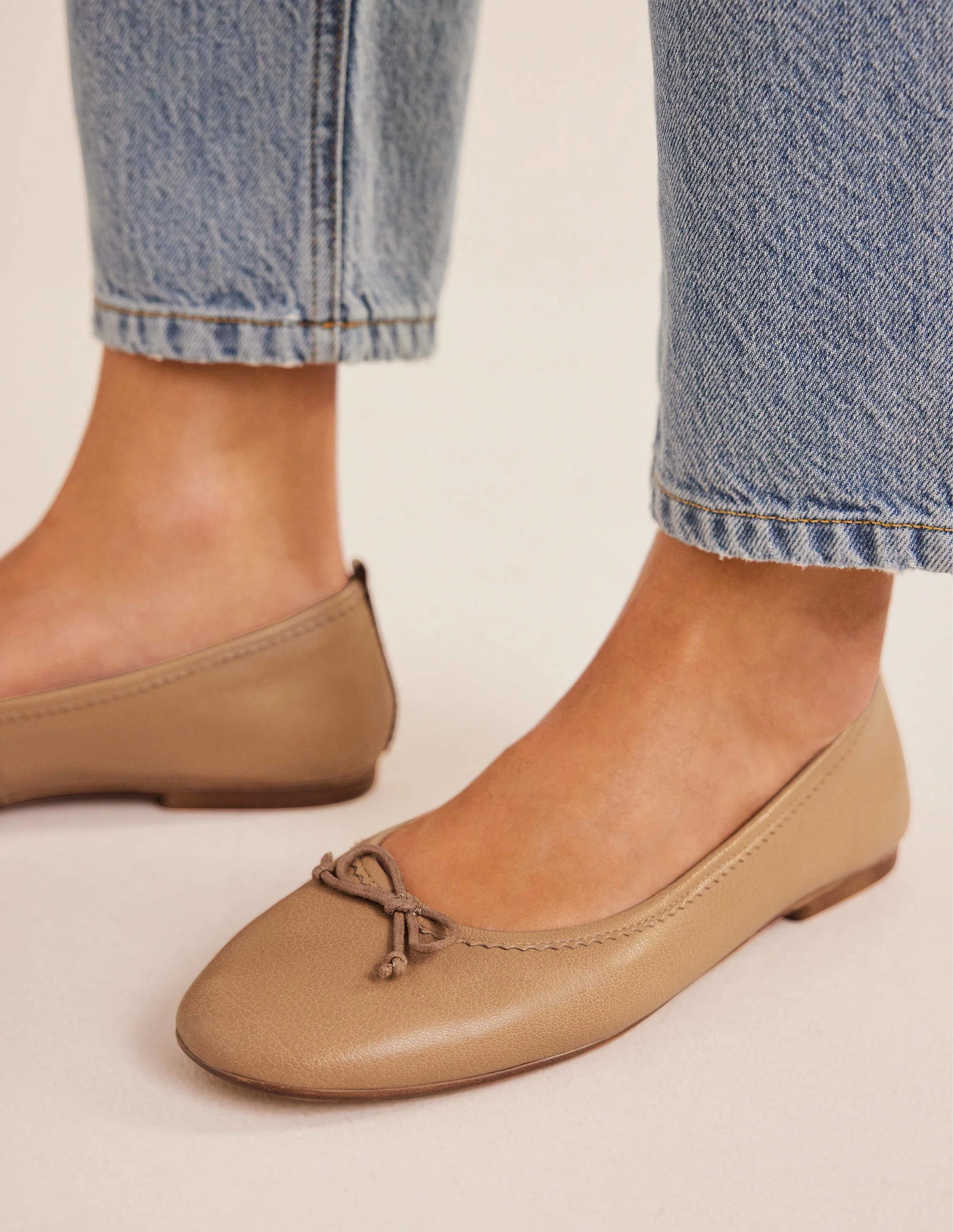 Kitty Flexi Sole Ballet Flats-Maple Sugar