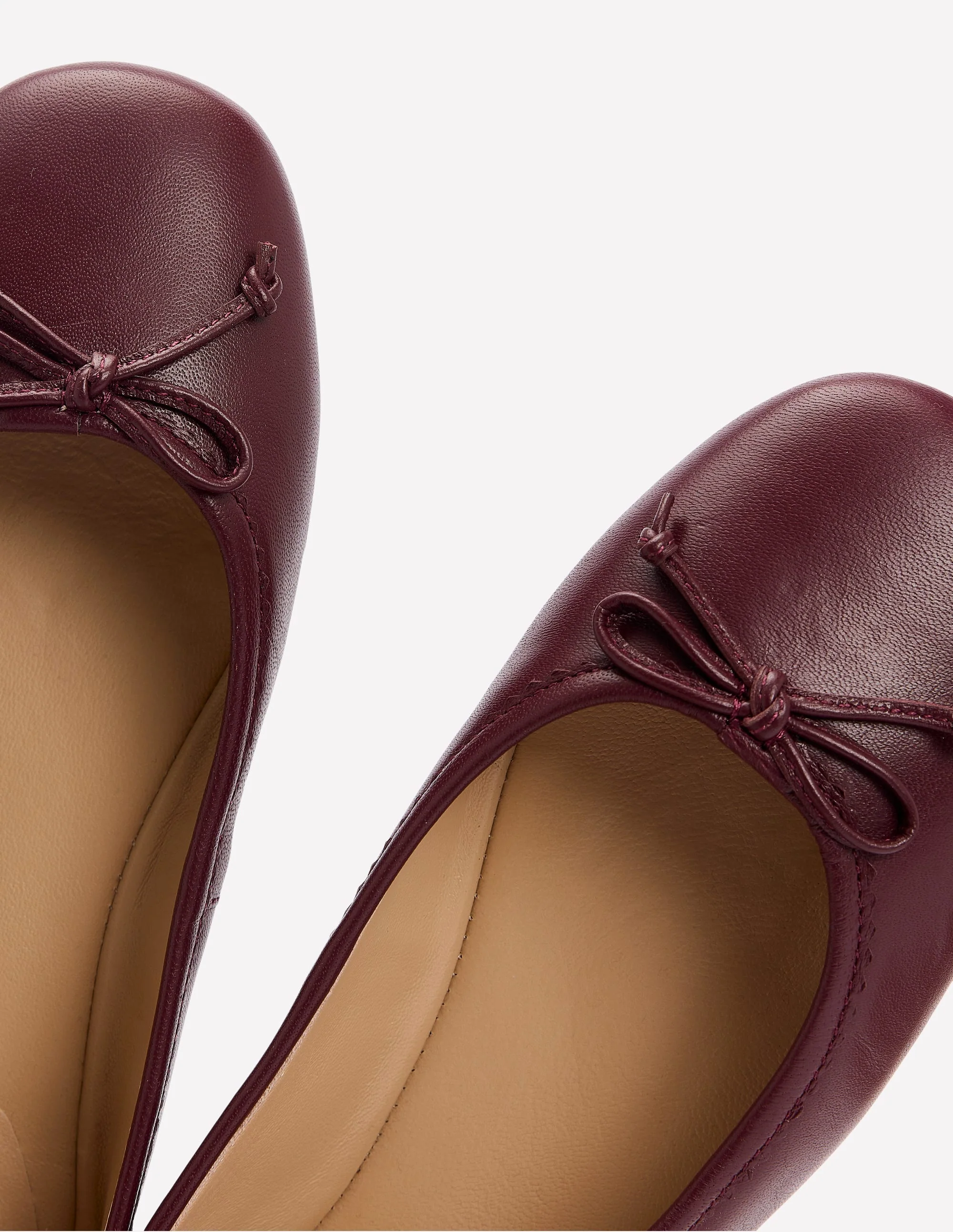 Kitty Flexi Sole Ballet Flats-Oxblood - Image 4