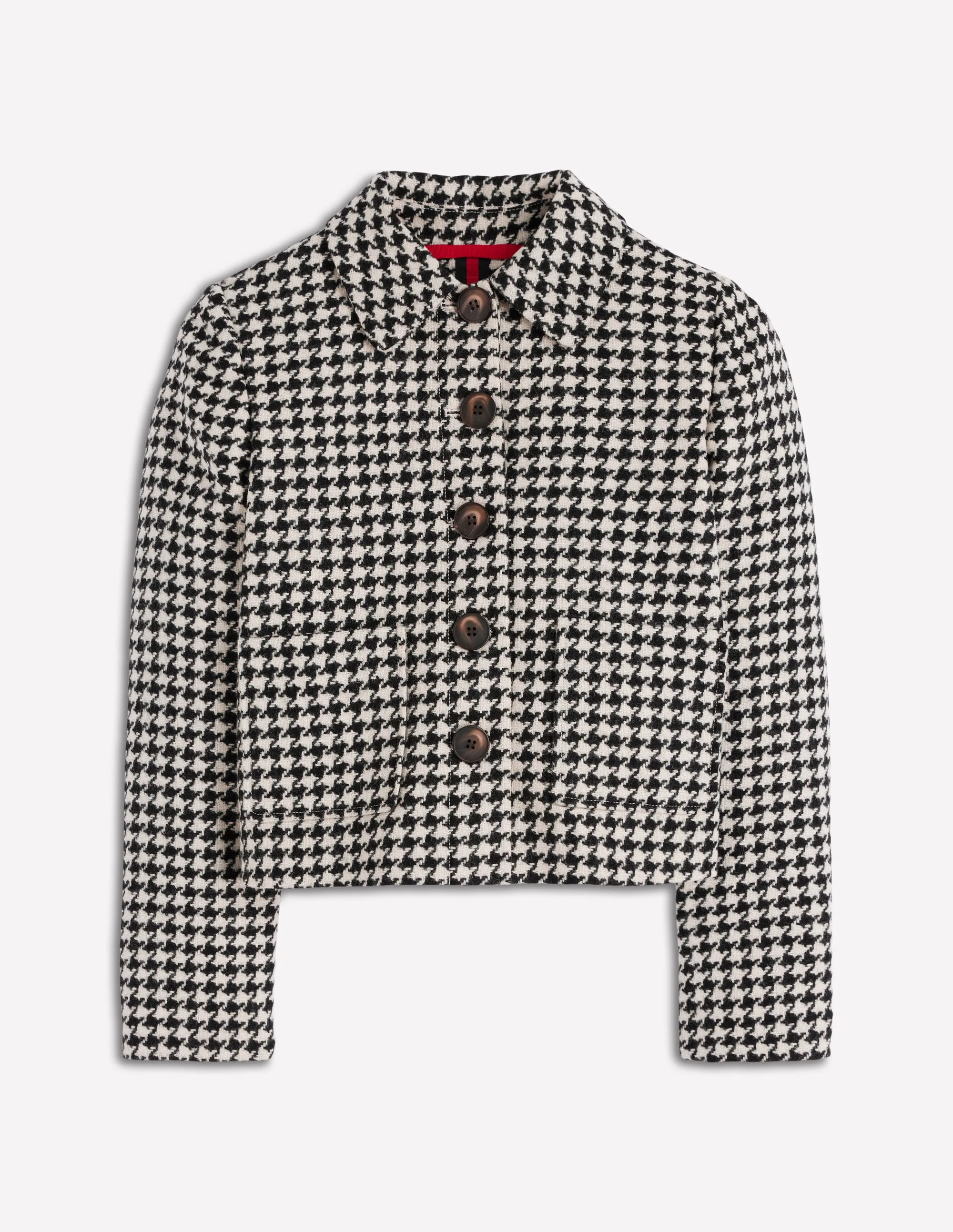 Knightsbridge Wool Jacket-Black Dogstooth - Image 6