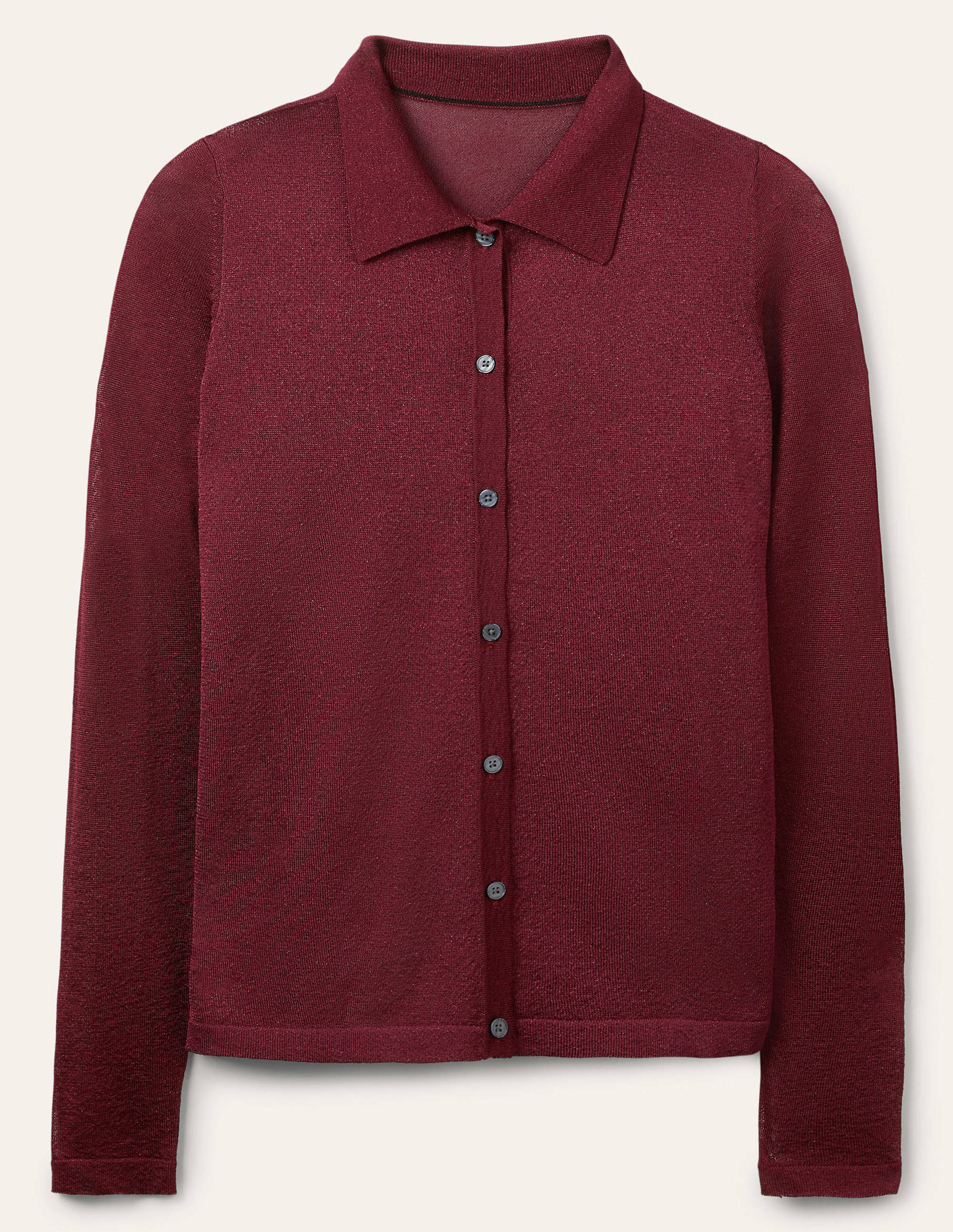 Knitted Sparkle Shirt-Pom Pom Metallic - Image 6