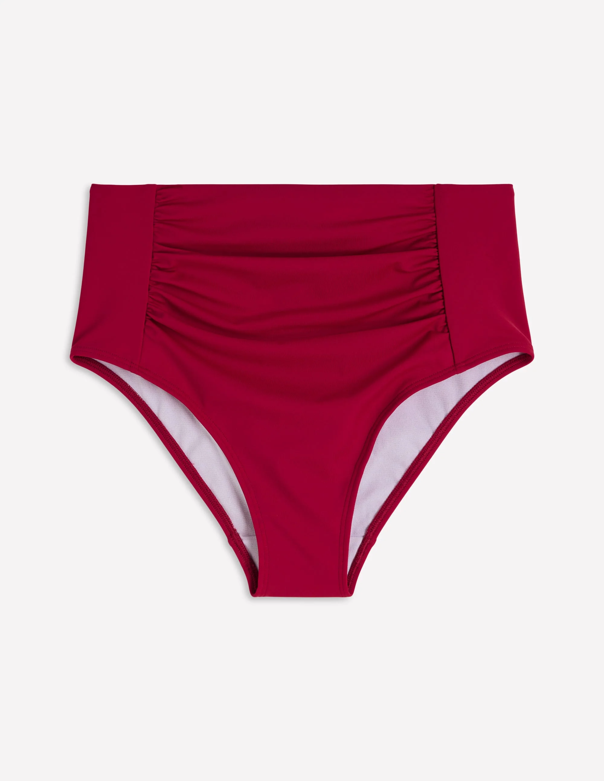 Kythira Ruched Bikini Bottoms-Merida Red - Image 5