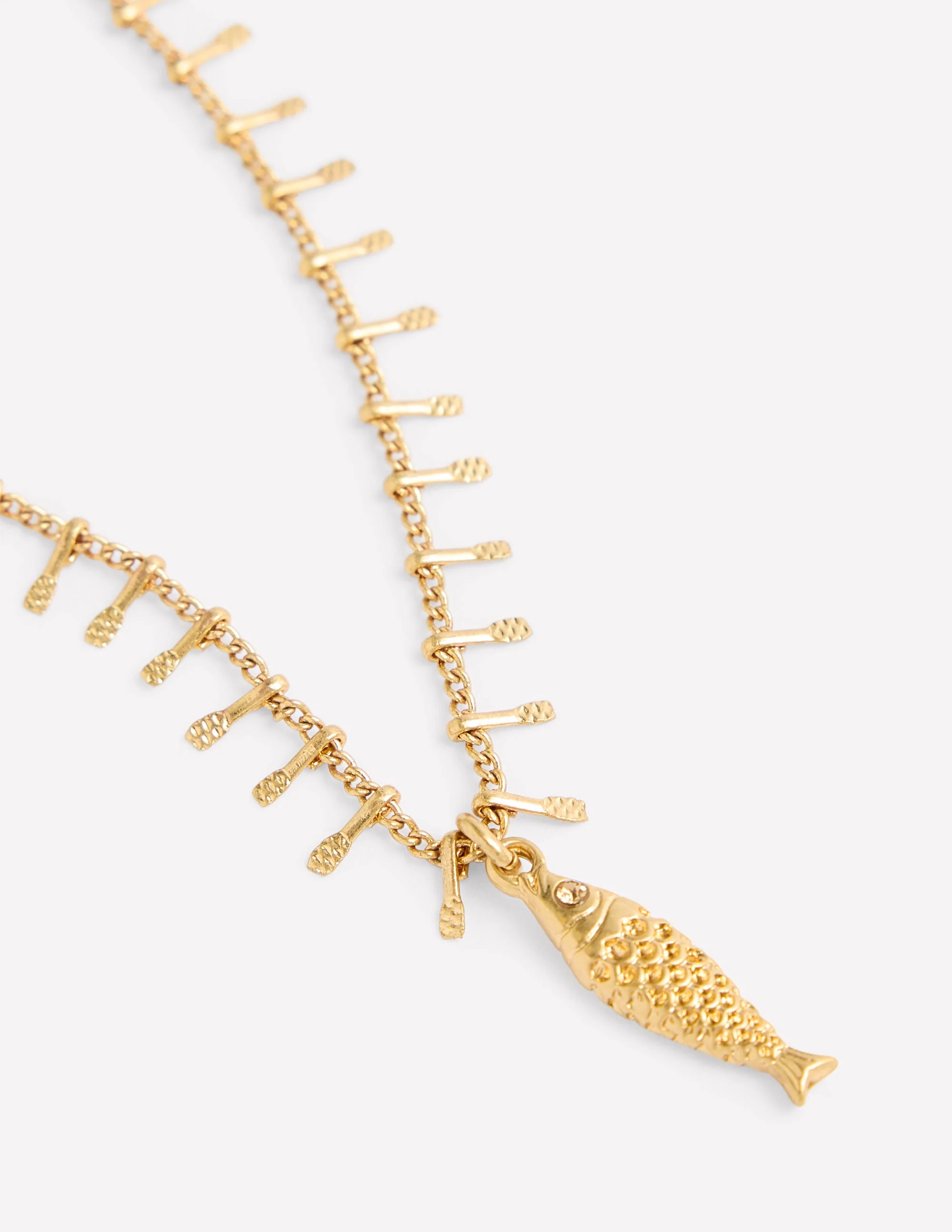 Layering Charm Necklace-Fish - Image 3