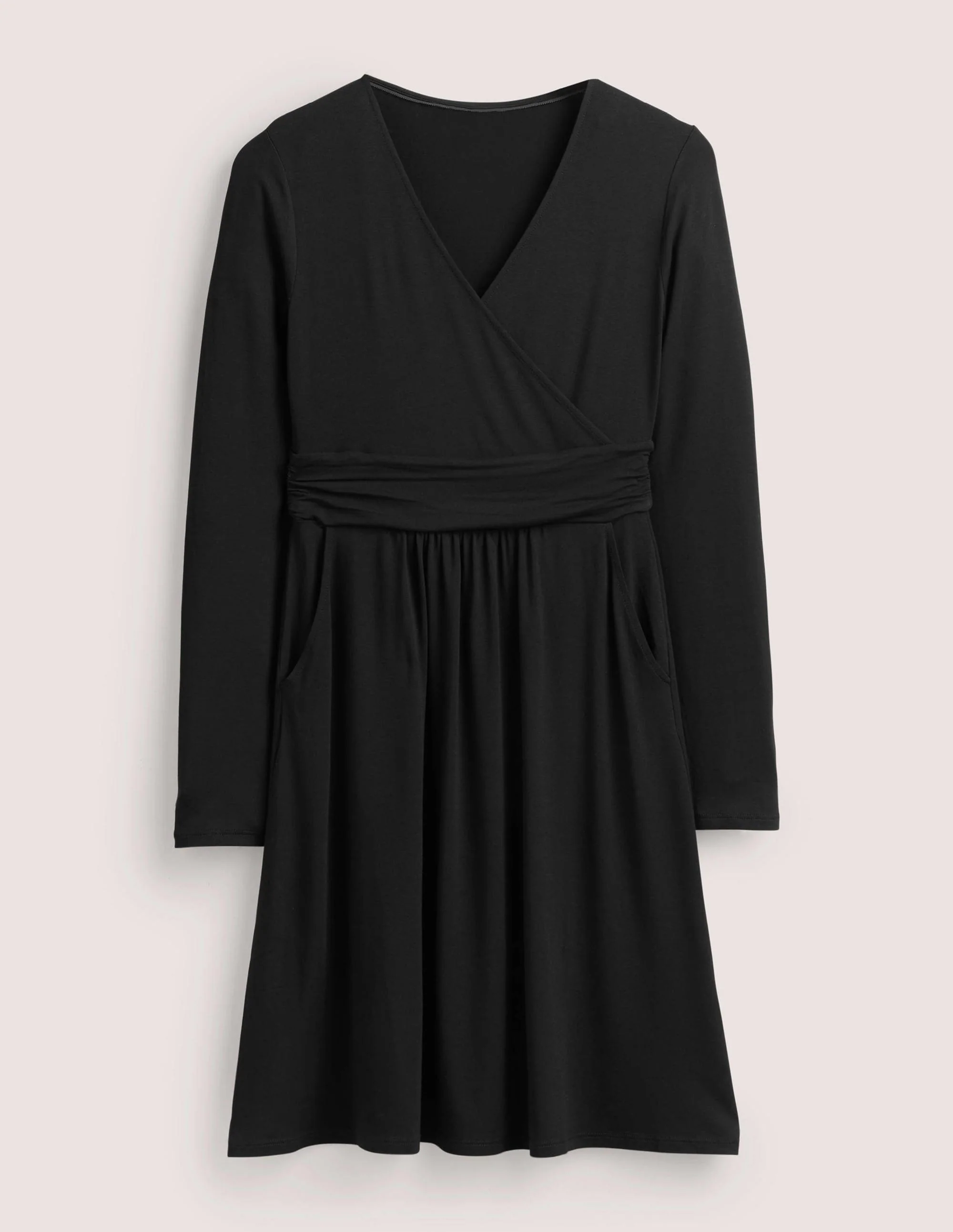 Layla Jersey Dress-Black - Image 6