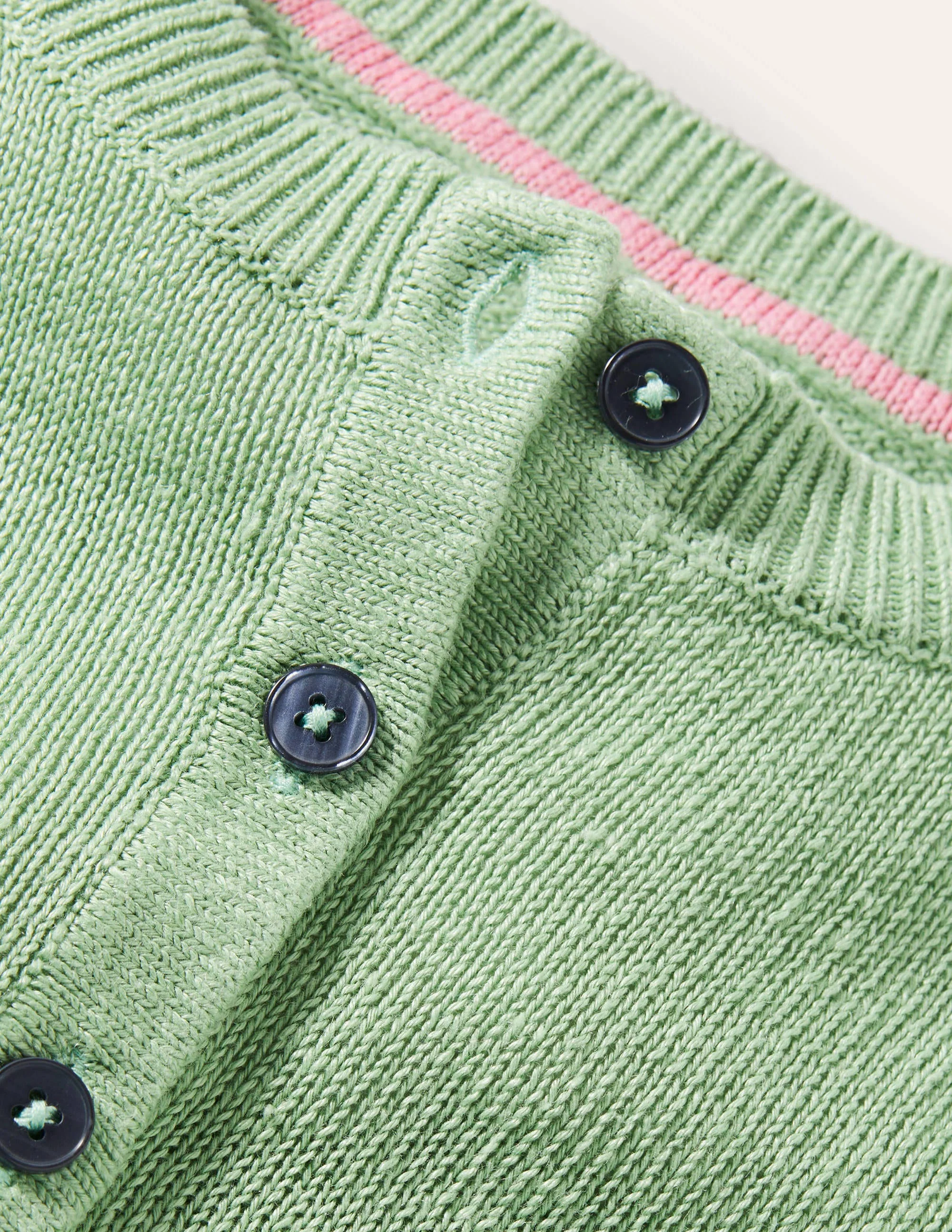Leandra Linen Henley Sweater-Basil - Image 6