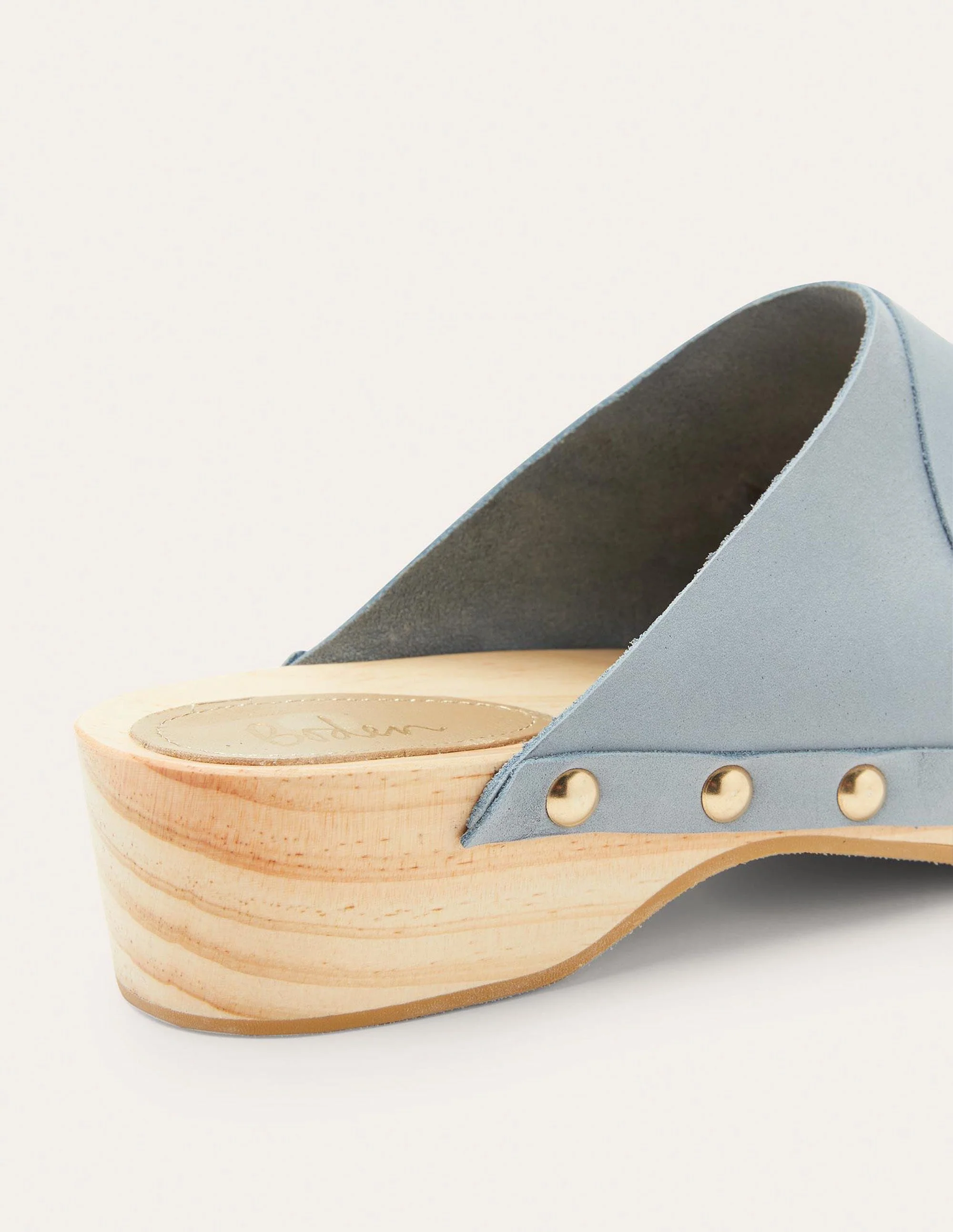 Leather Heeled Clogs-Mountain Spring - Image 3