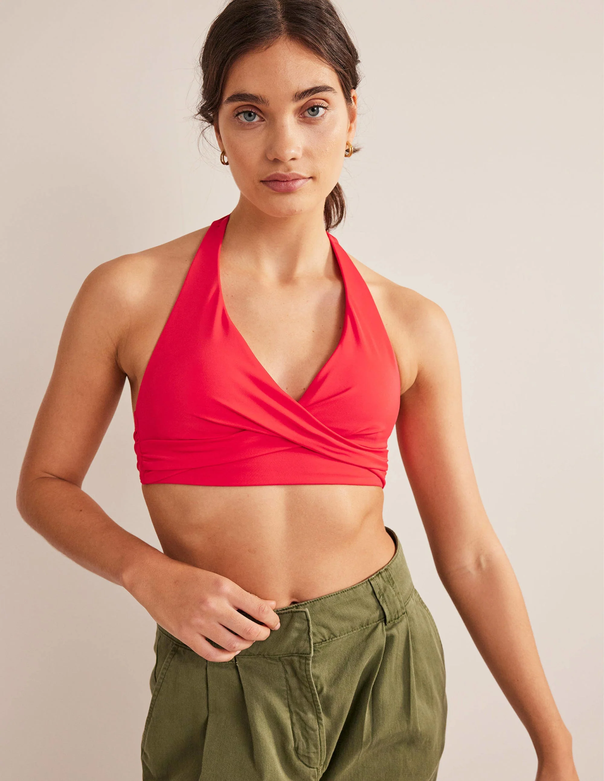 Levanzo Halter Bikini Top-Tulip
