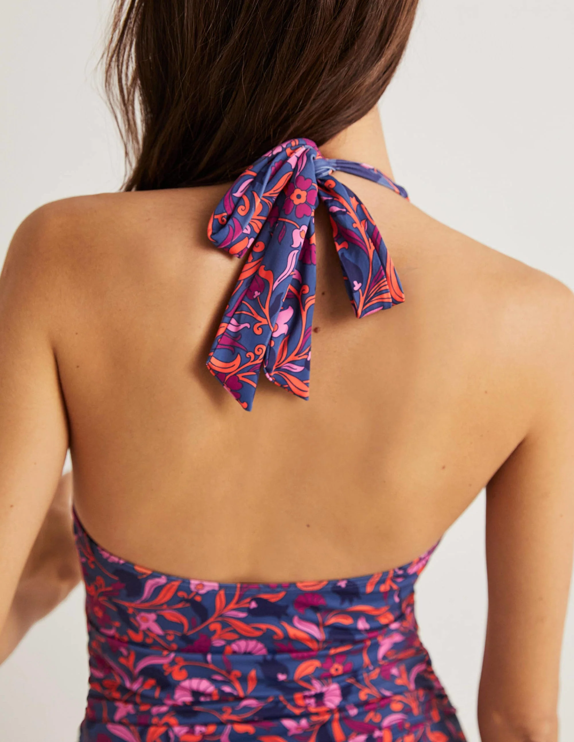 Levanzo Halter Swimsuit-Globe, Enchanting Vine - Image 2
