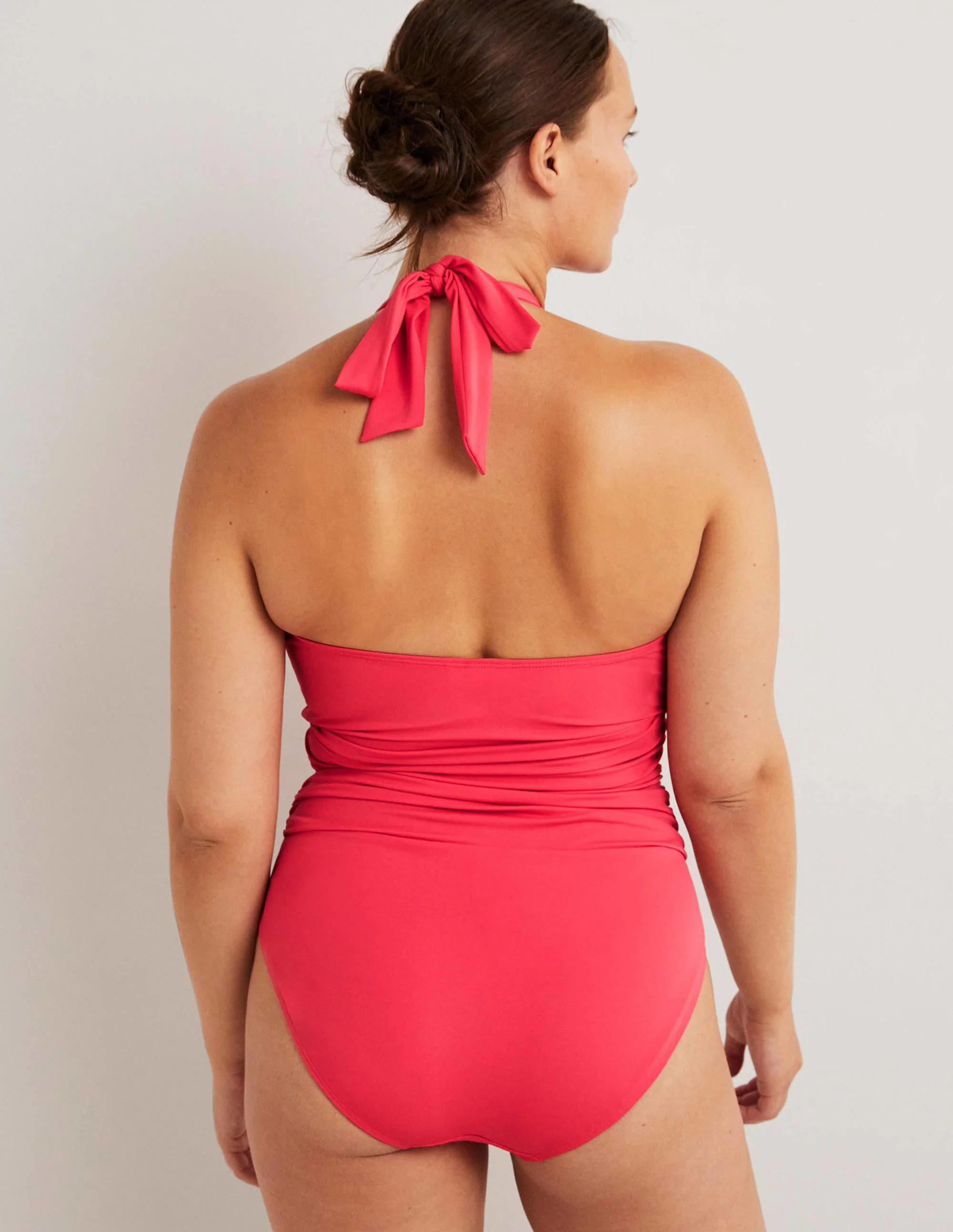 Levanzo Halter Swimsuit-Pink Berry - Image 3