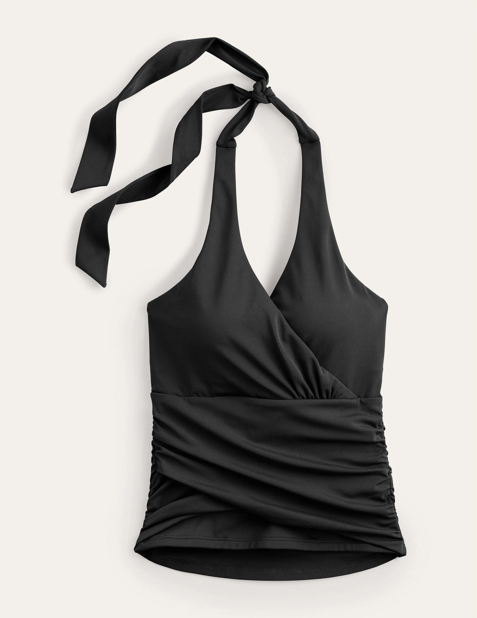 Levanzo Halter Tankini Top-Black - Image 5