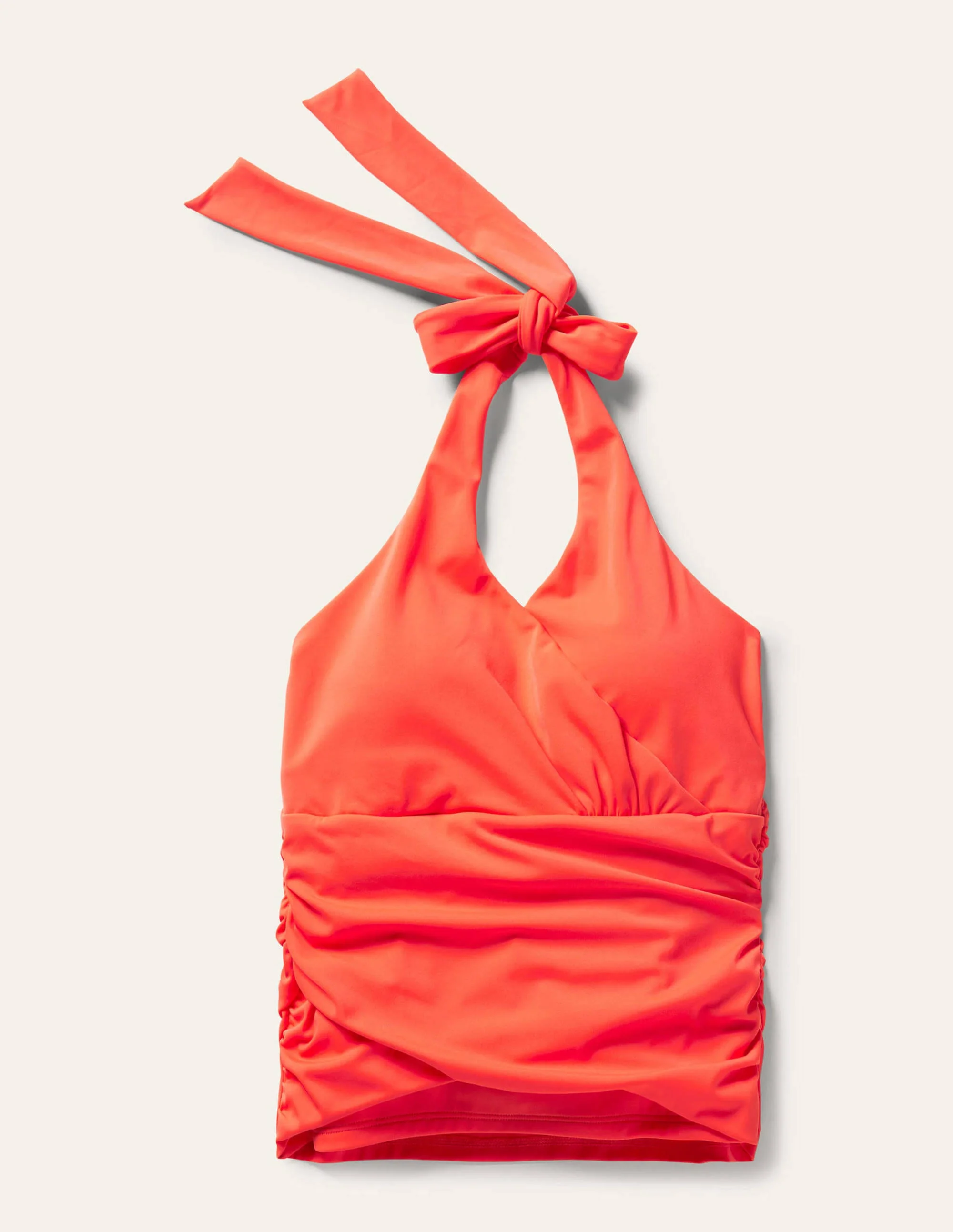 Levanzo Halter Tankini Top-Coral - Image 5