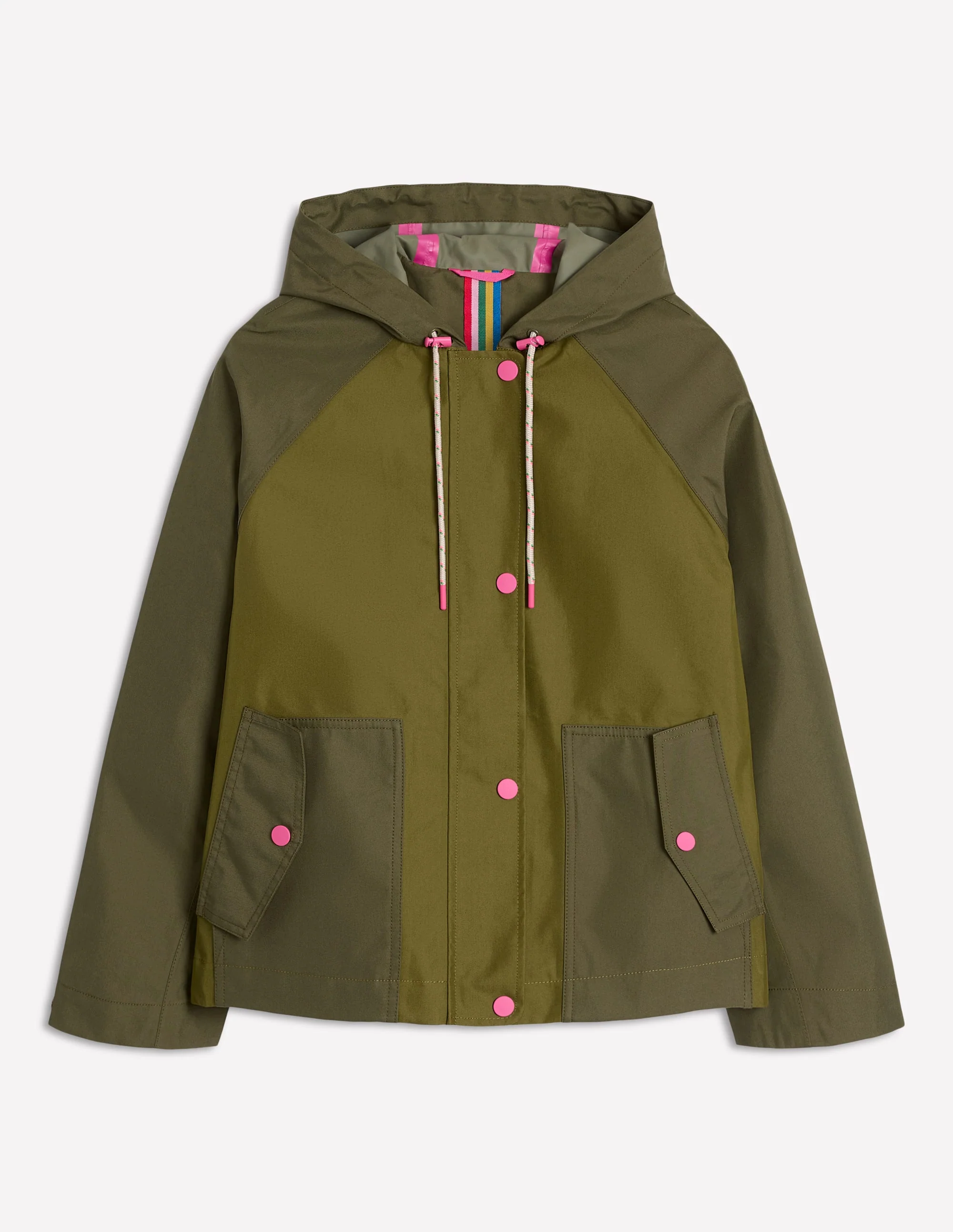 Lightweight Rain Mac-Khaki - Image 7