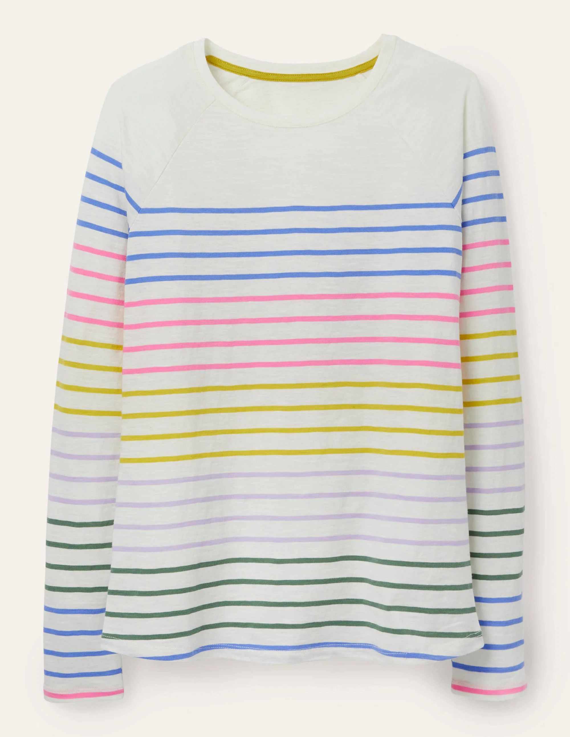 Lorna Baseball Top-Rainbow Multi Stripe - Image 6