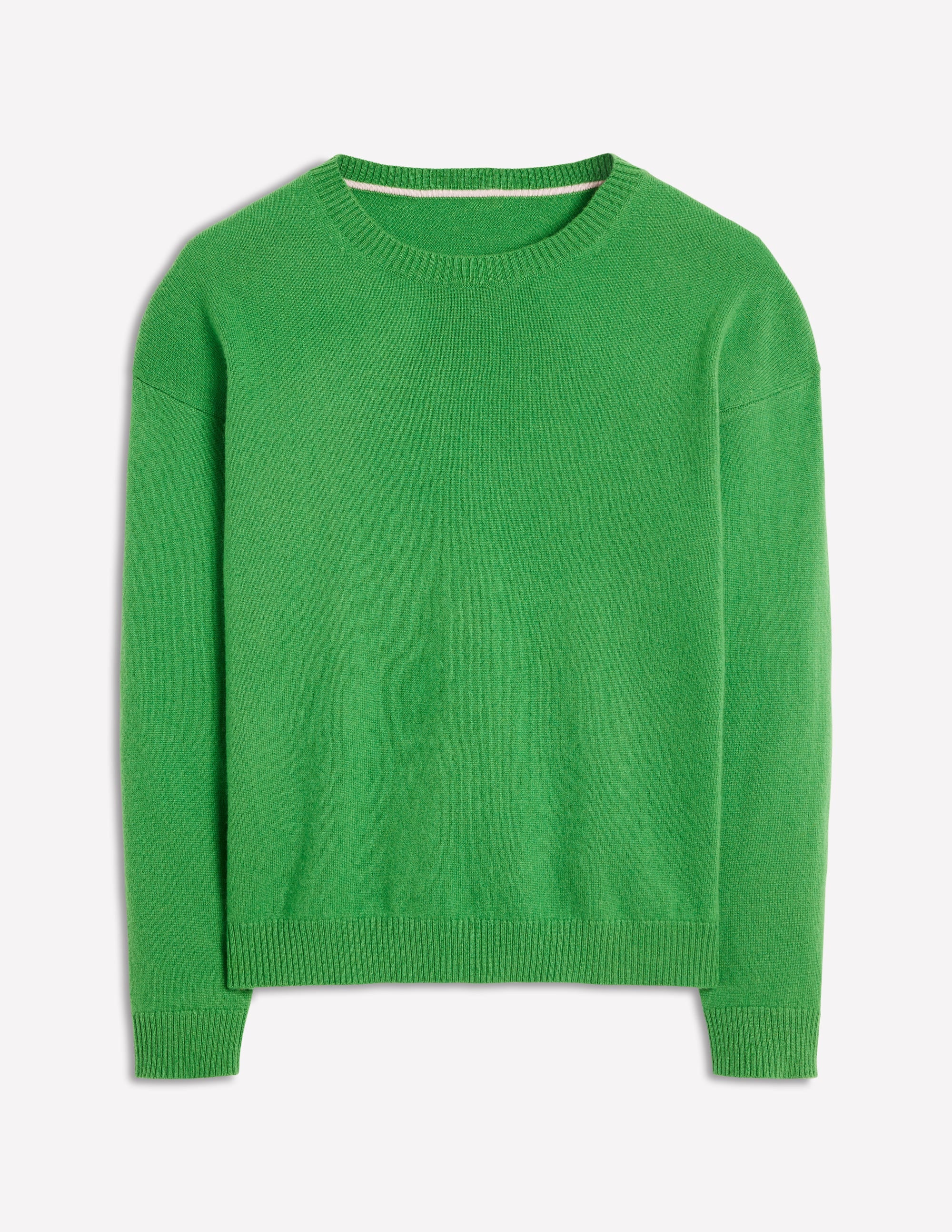 Lydia Cashmere Jumper-Paradise Green - Image 6