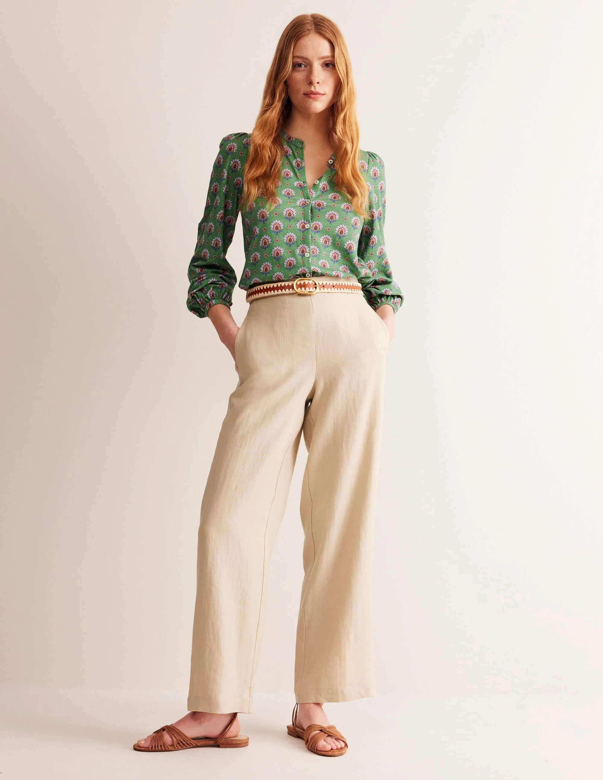 Marina Jersey Shirt-Stone Green, Passion Geo - Image 4