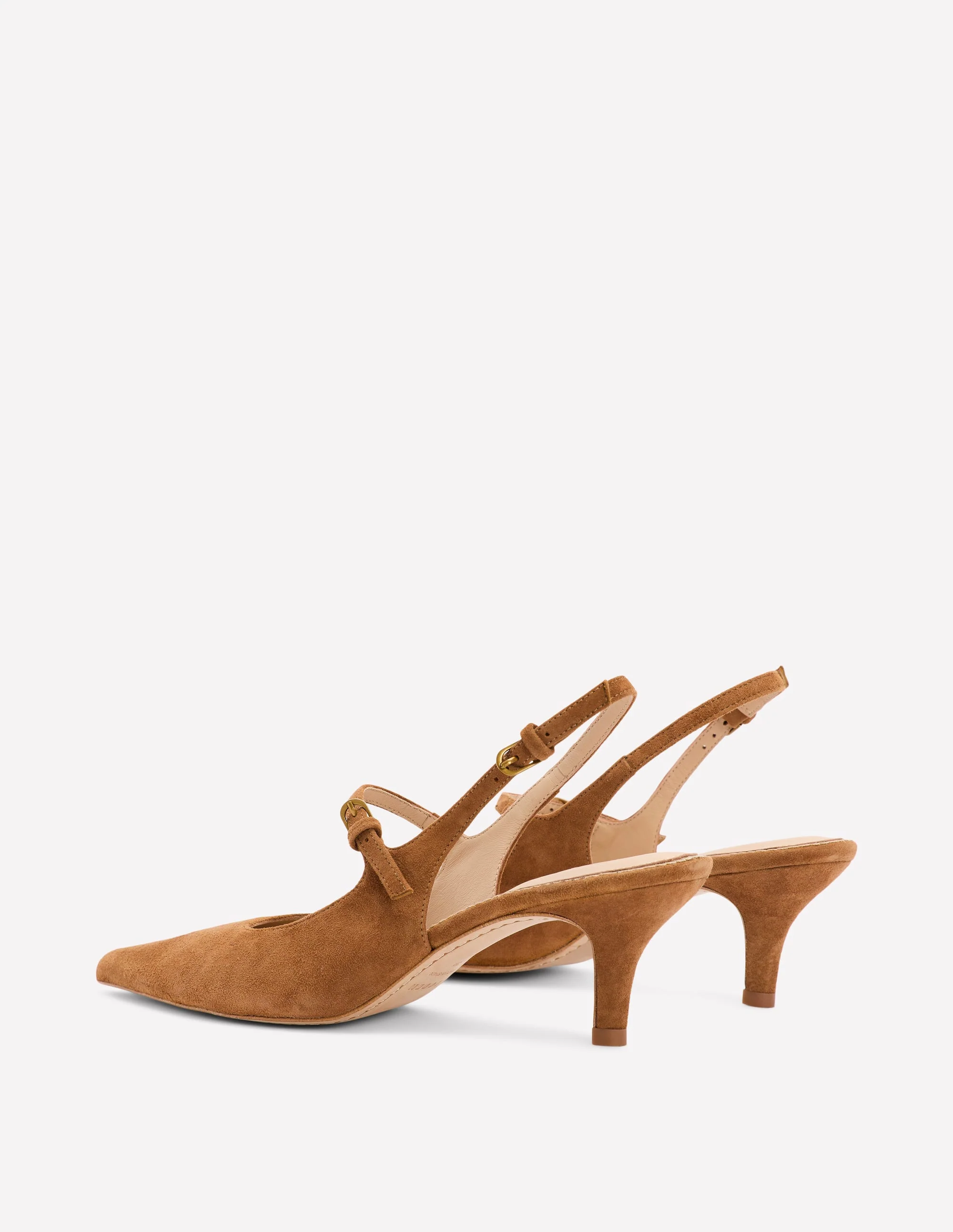 Mary Jane Slingback Heel-Tan - Image 4