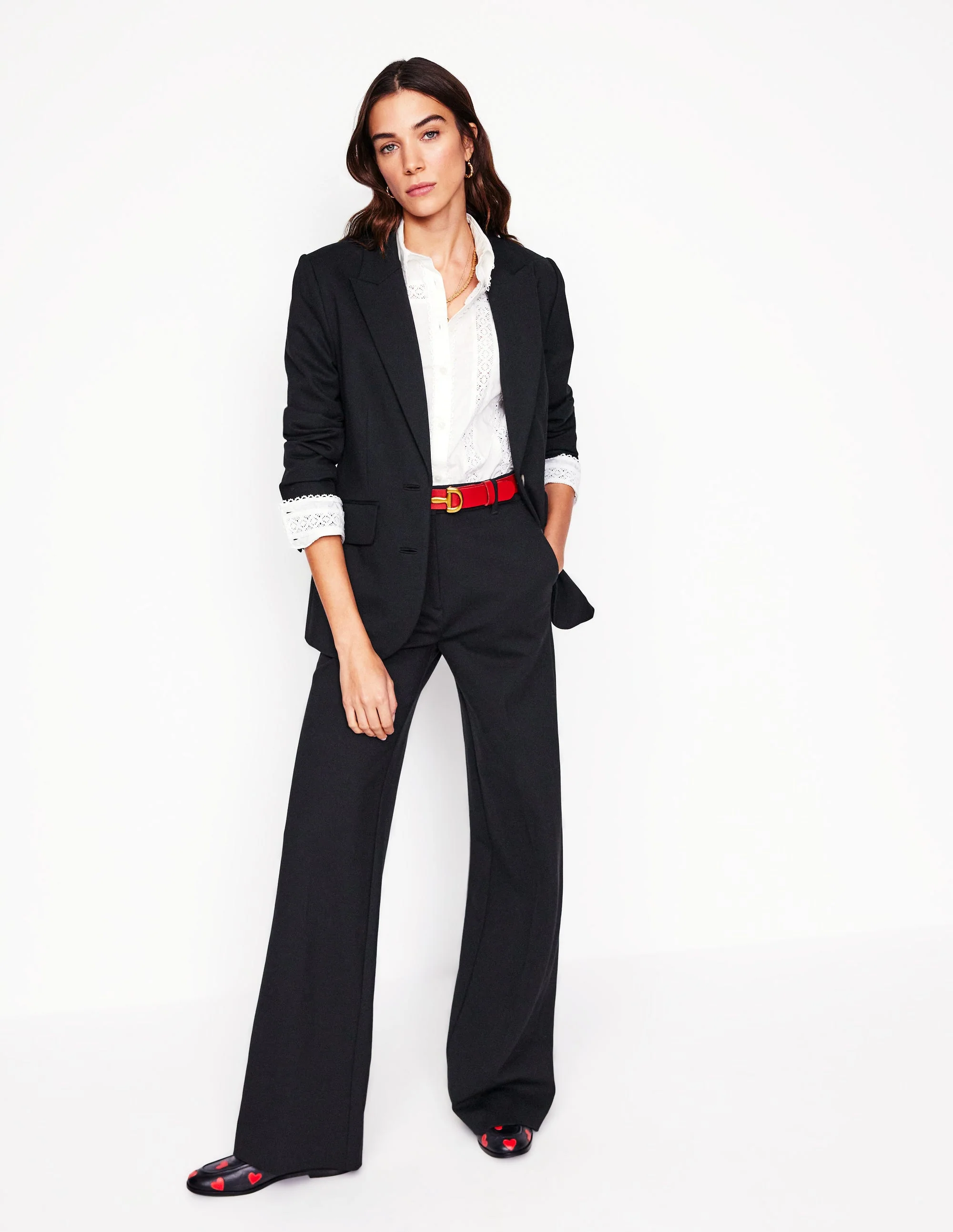 Marylebone Ponte Blazer-Black - Image 4
