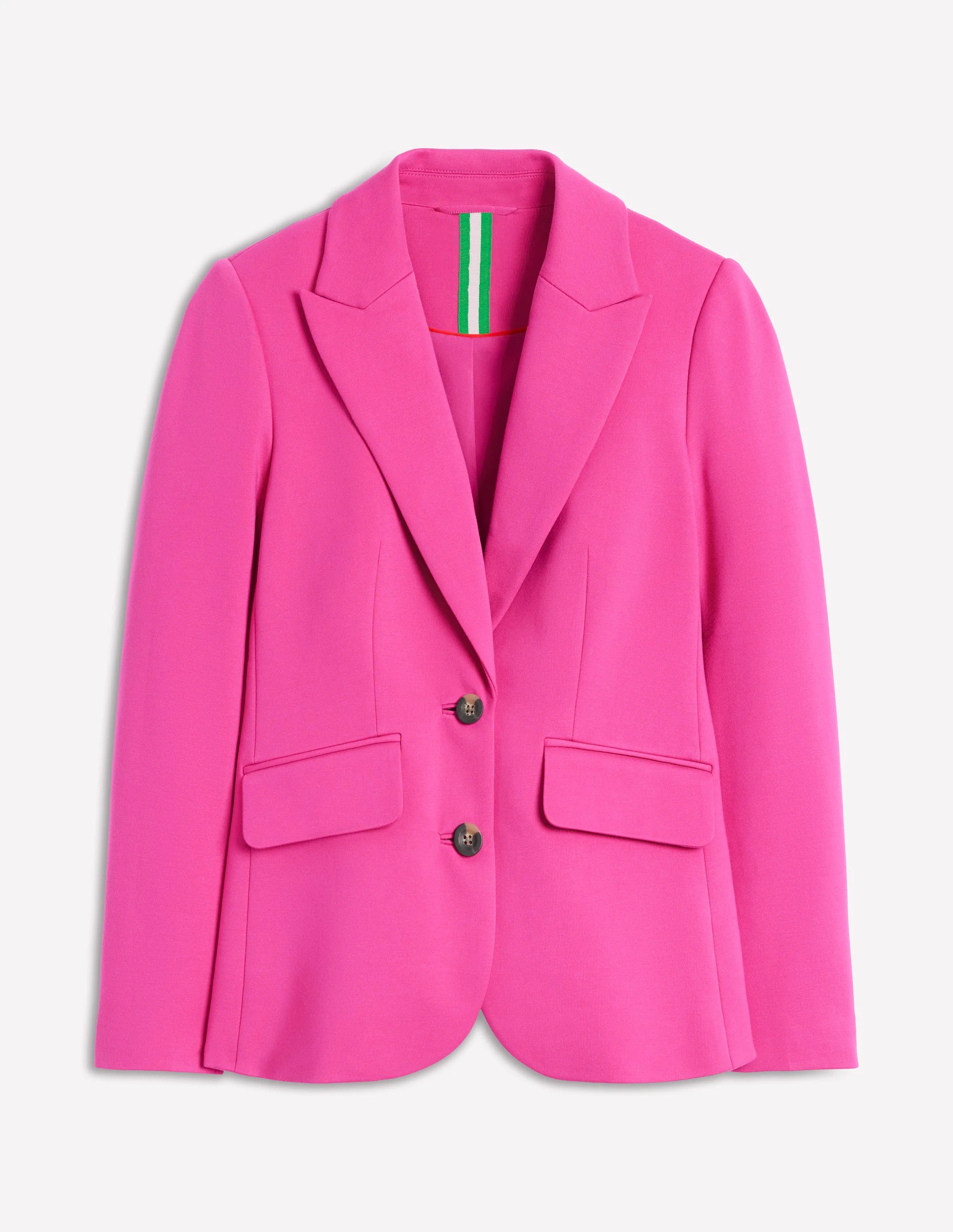 Marylebone Ponte Blazer-Pink Peony - Image 7