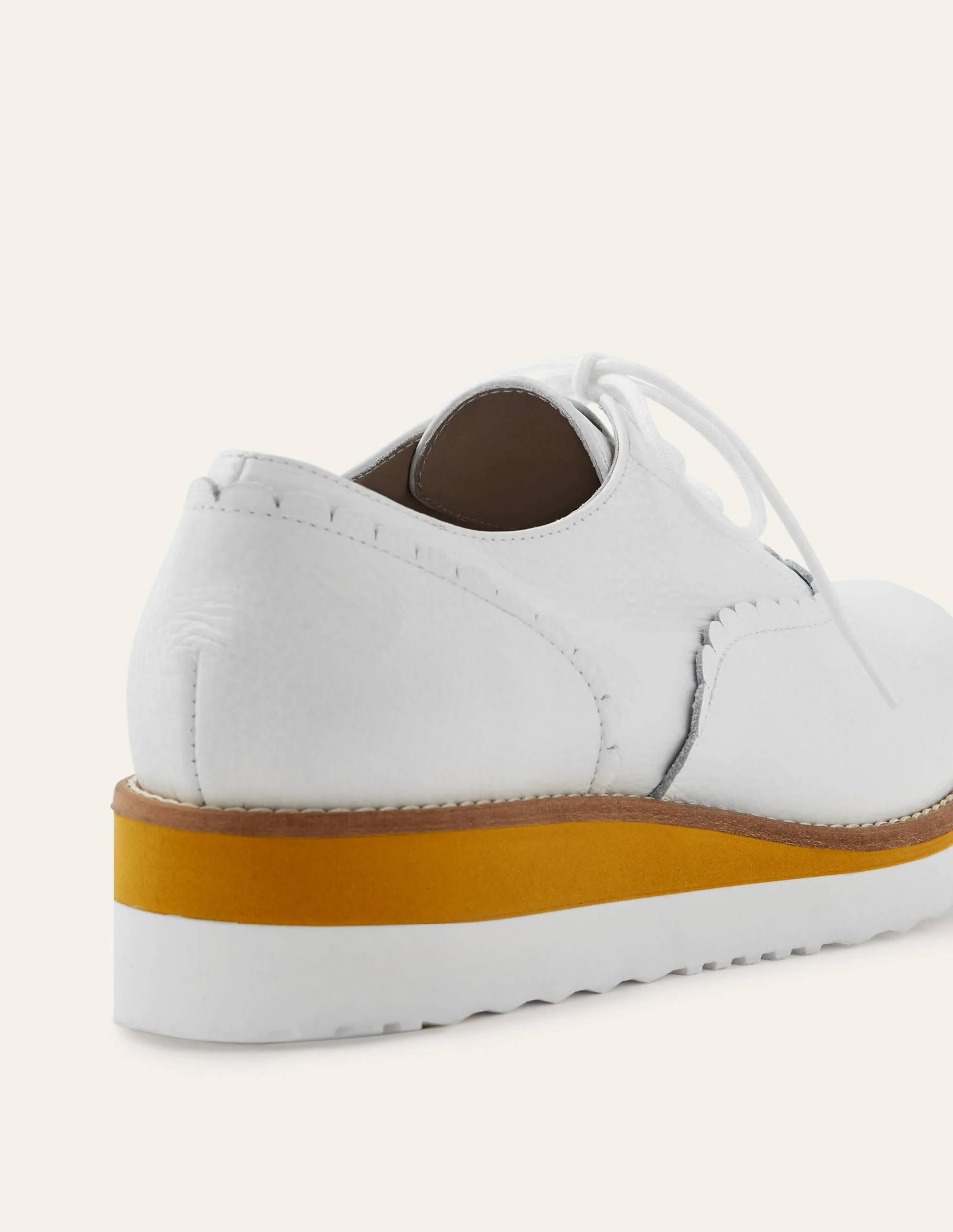 Matilda Platform Brogues-White - Image 2