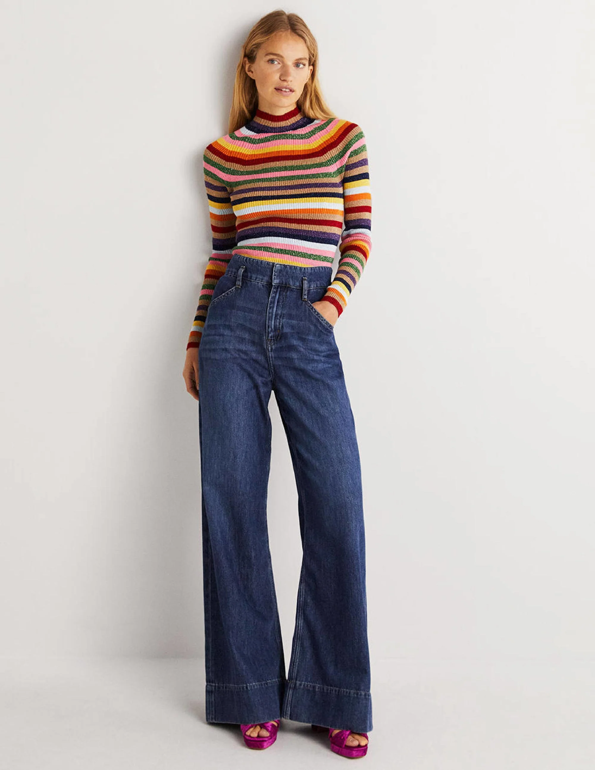 Matilda Sparkle Sweater-Sparkle Multi Stripe - Image 4