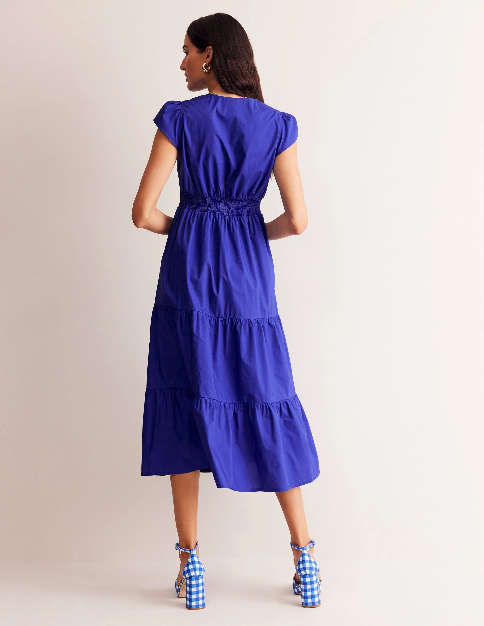 May Cotton Midi Tea Dress-Surf The Web - Image 3