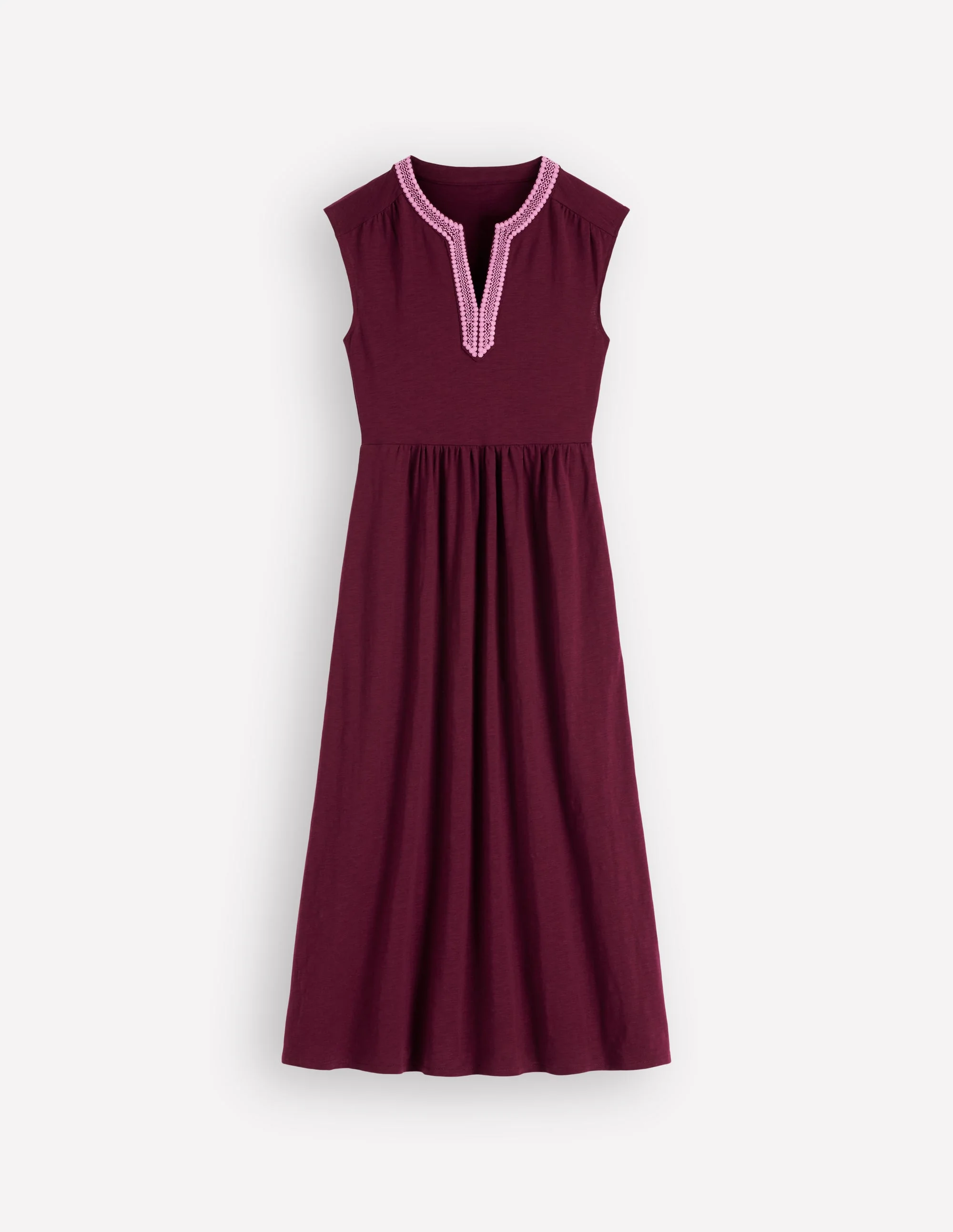 May Jersey Midi Dress-Deep Wisteria - Image 6