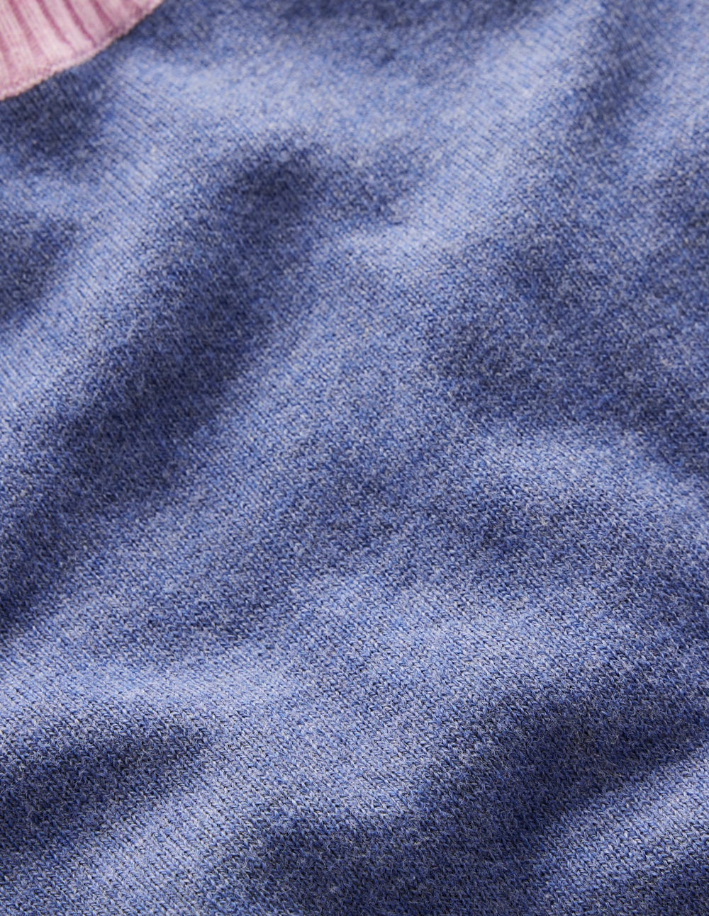 Meg Saddle Sleeve Sweater-Blue, Pink Colour Block - Image 6