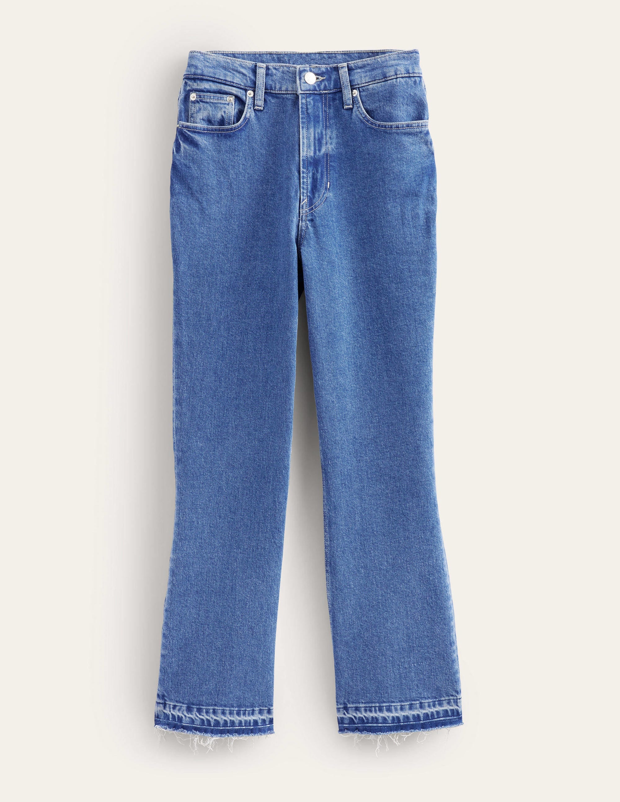 Mid Rise Baby Kick Jeans-Mid Vintage - Image 12