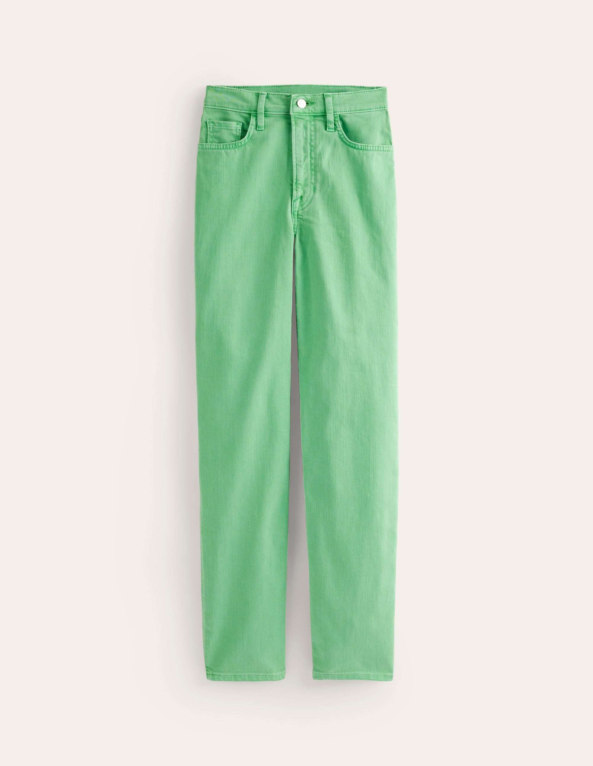 Mid Rise Slim Leg Jeans-Ming Green - Image 6