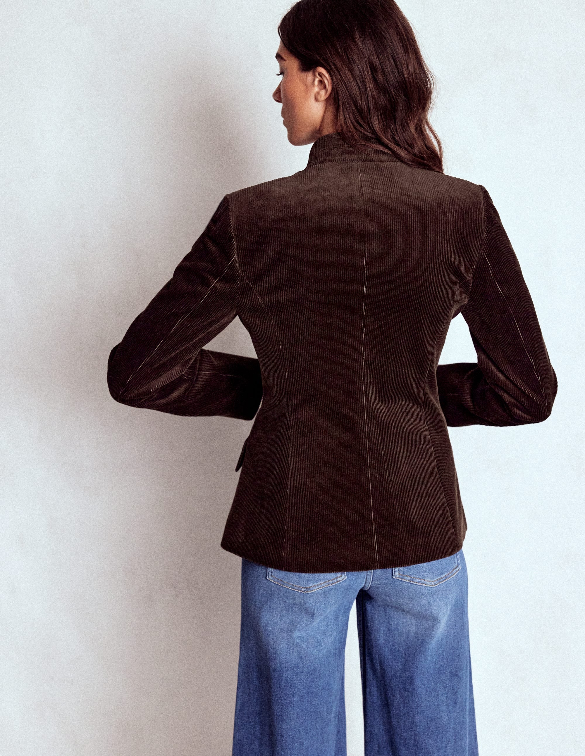 Military Cord Jacket-Espresso - Image 3