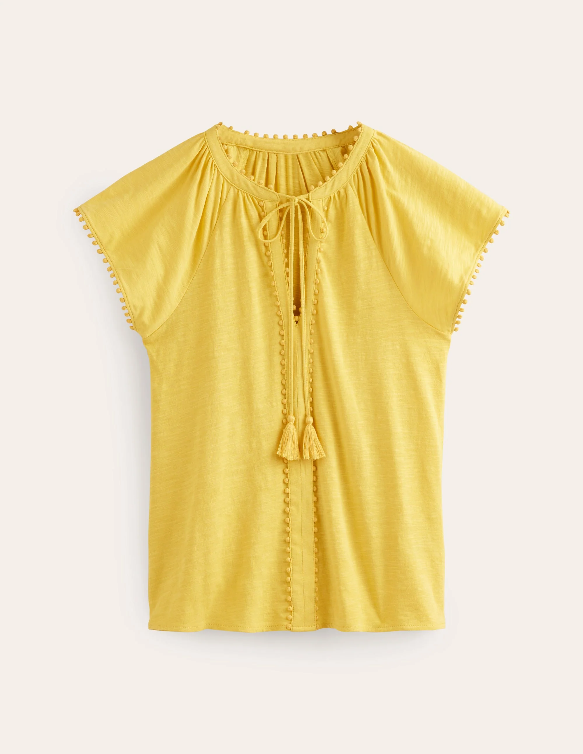 Millie Trim Detail Top-Passion Fruit - Image 5