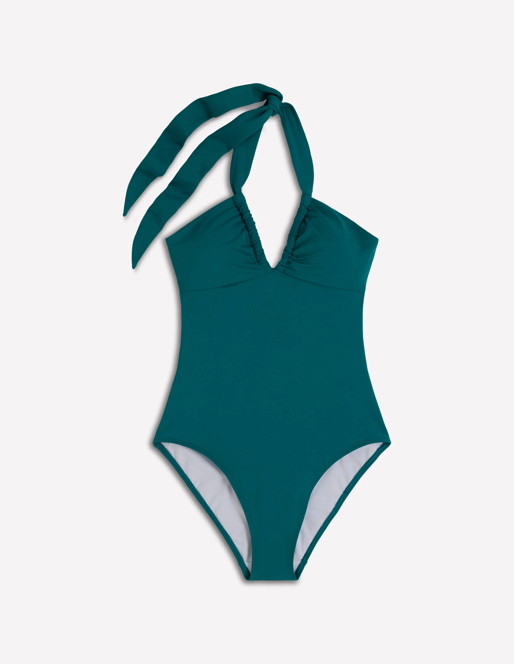 Minori Halter Tie Swimsuit-Pacific Green - Image 7