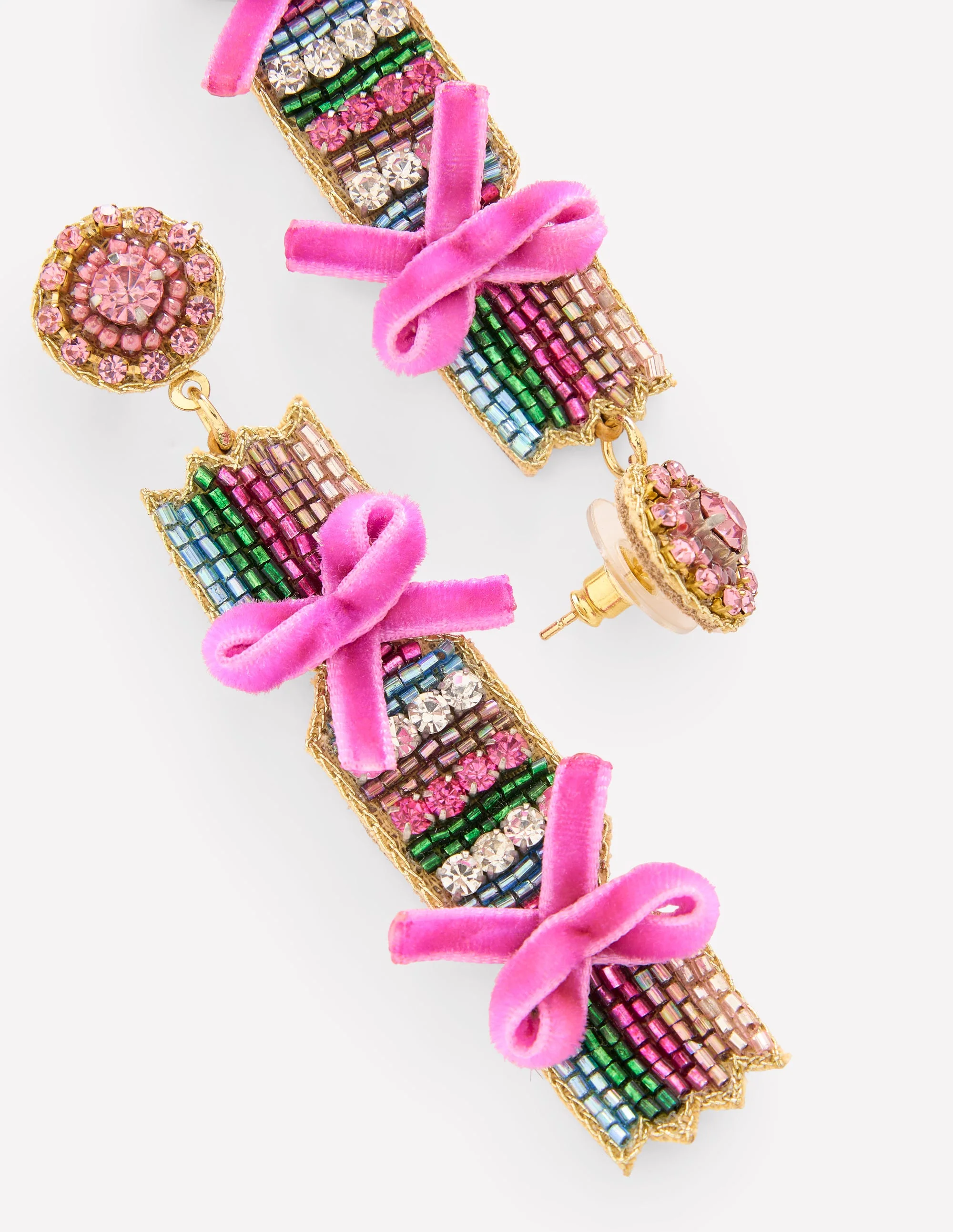 Novelty Christmas Earrings-Cracker - Image 3