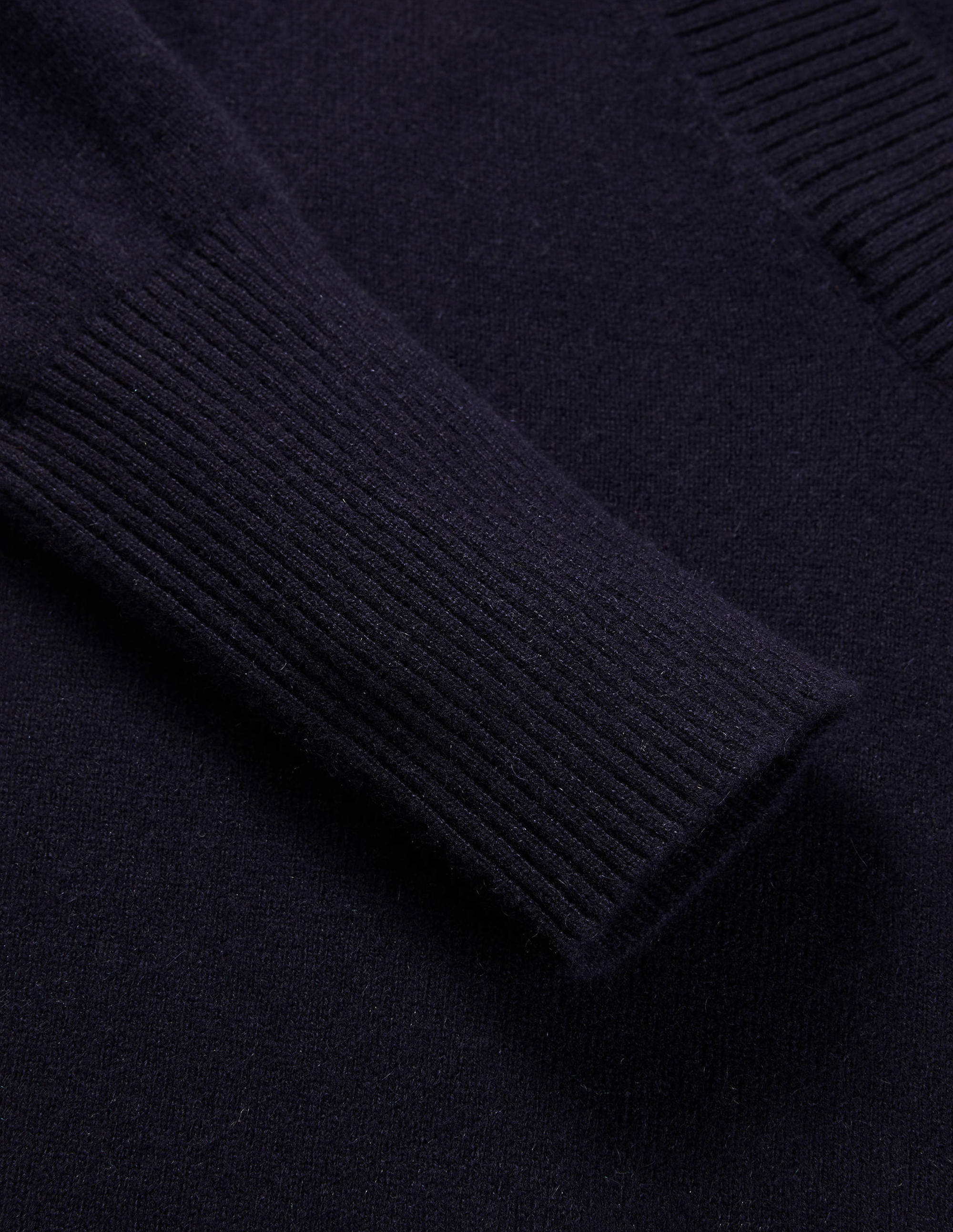 Oakley Cashmere V-Neck Sweater-Navy - Image 6