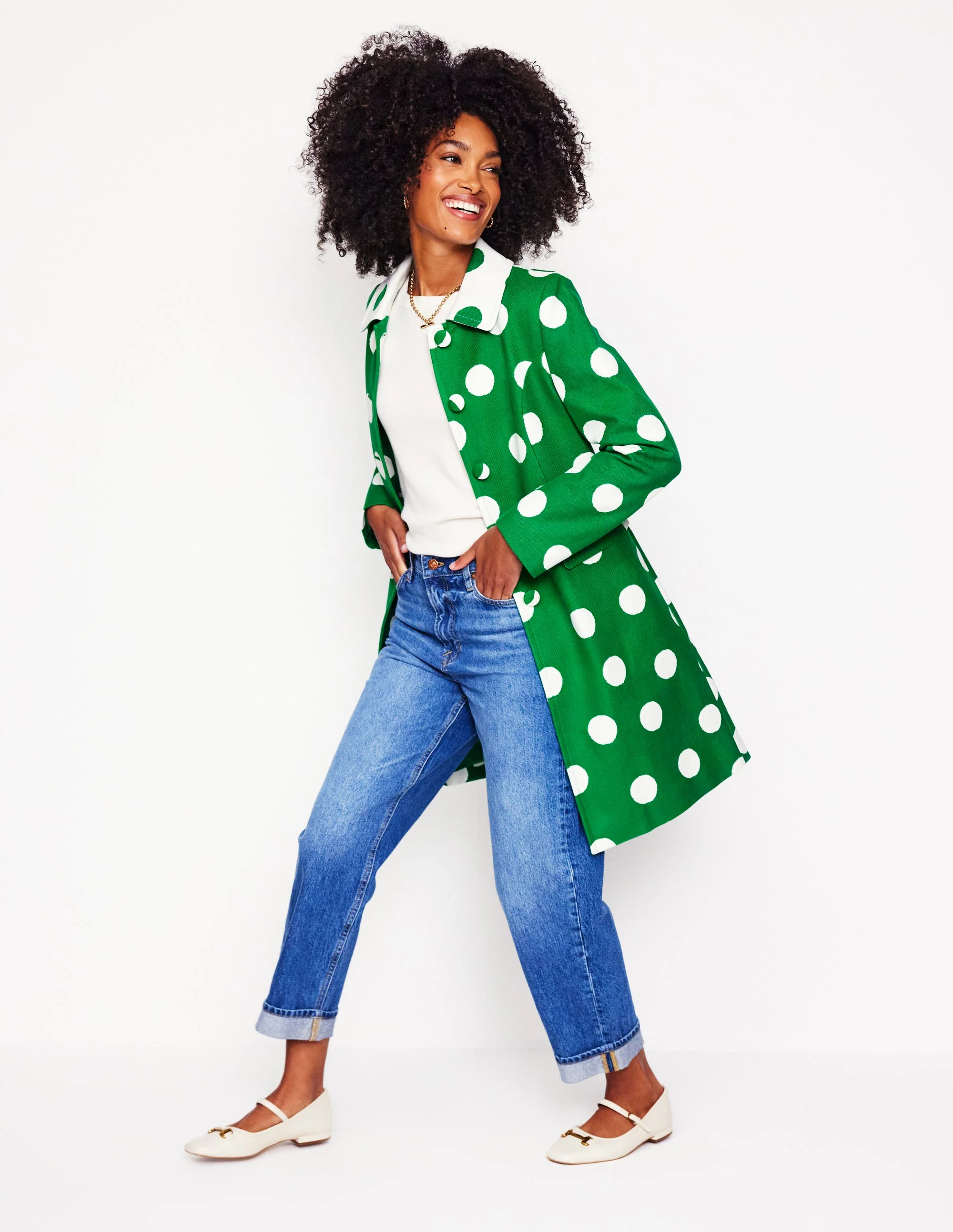 Occasion Coat-Abstract Dot - Image 6