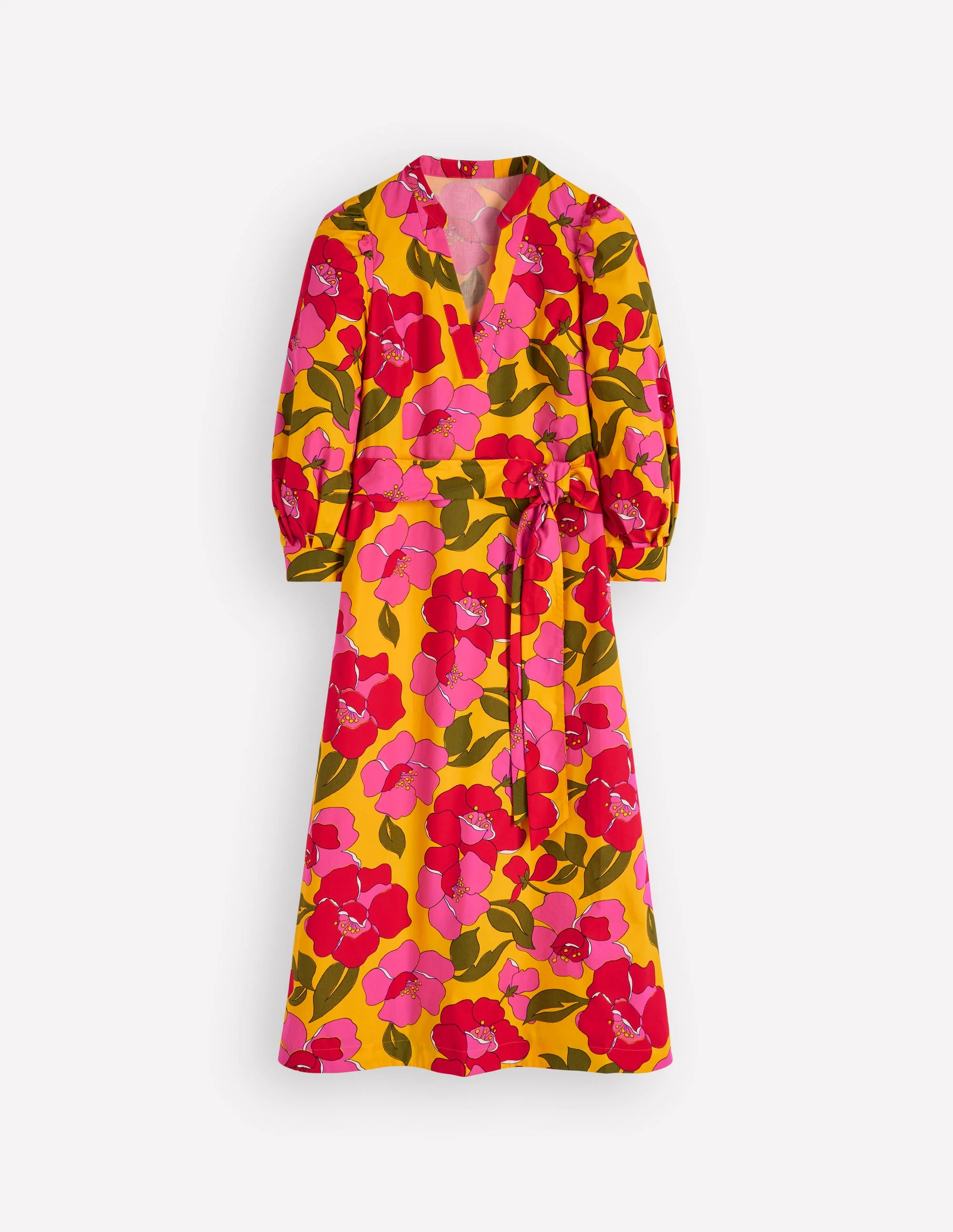 Octavia Cotton Dress-Yellow Radiant Bloom - Image 8