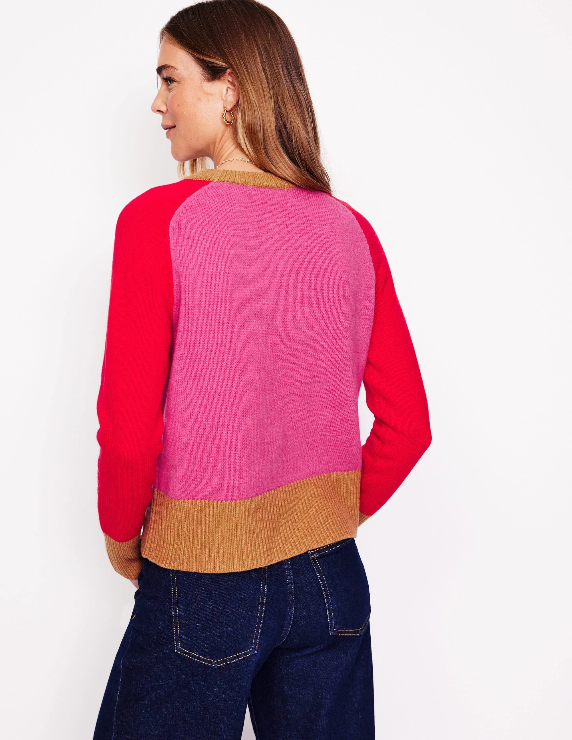 Olivia Merino Sweater-Party Pink - Image 2