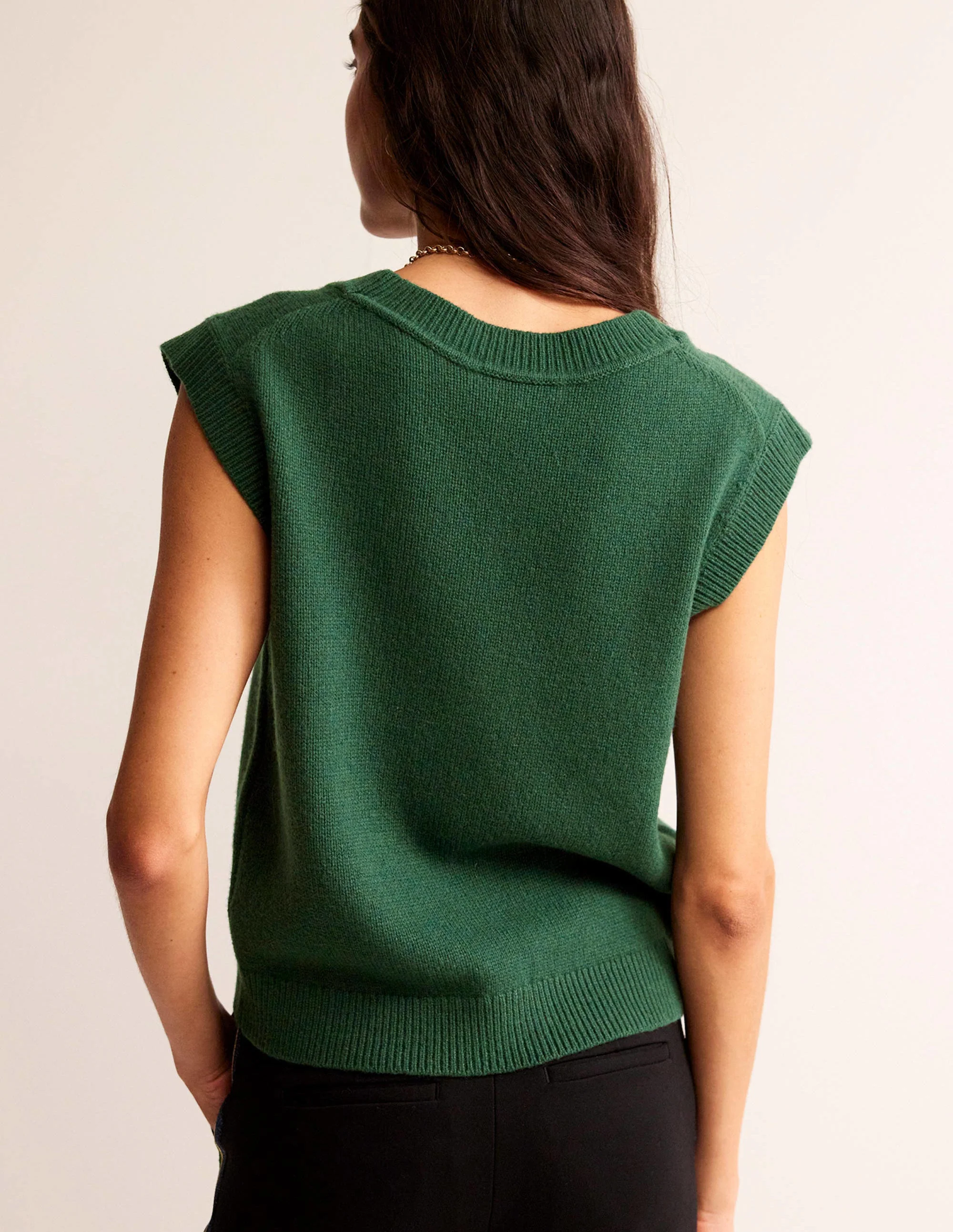 Olivia Merino Vest-Chatsworth Green - Image 3