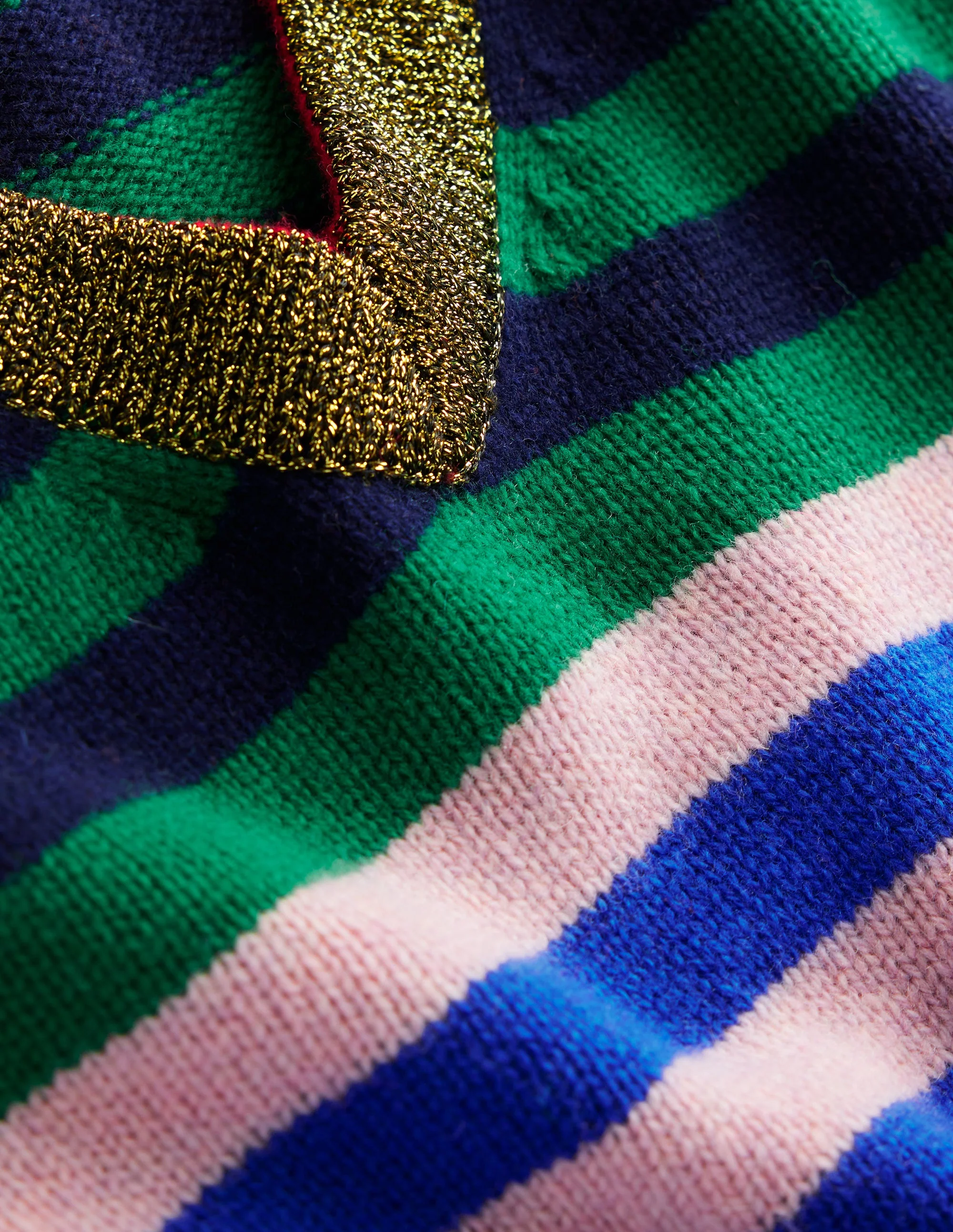 Olivia Merino Vest-Multi, Rainbow Stripe - Image 8
