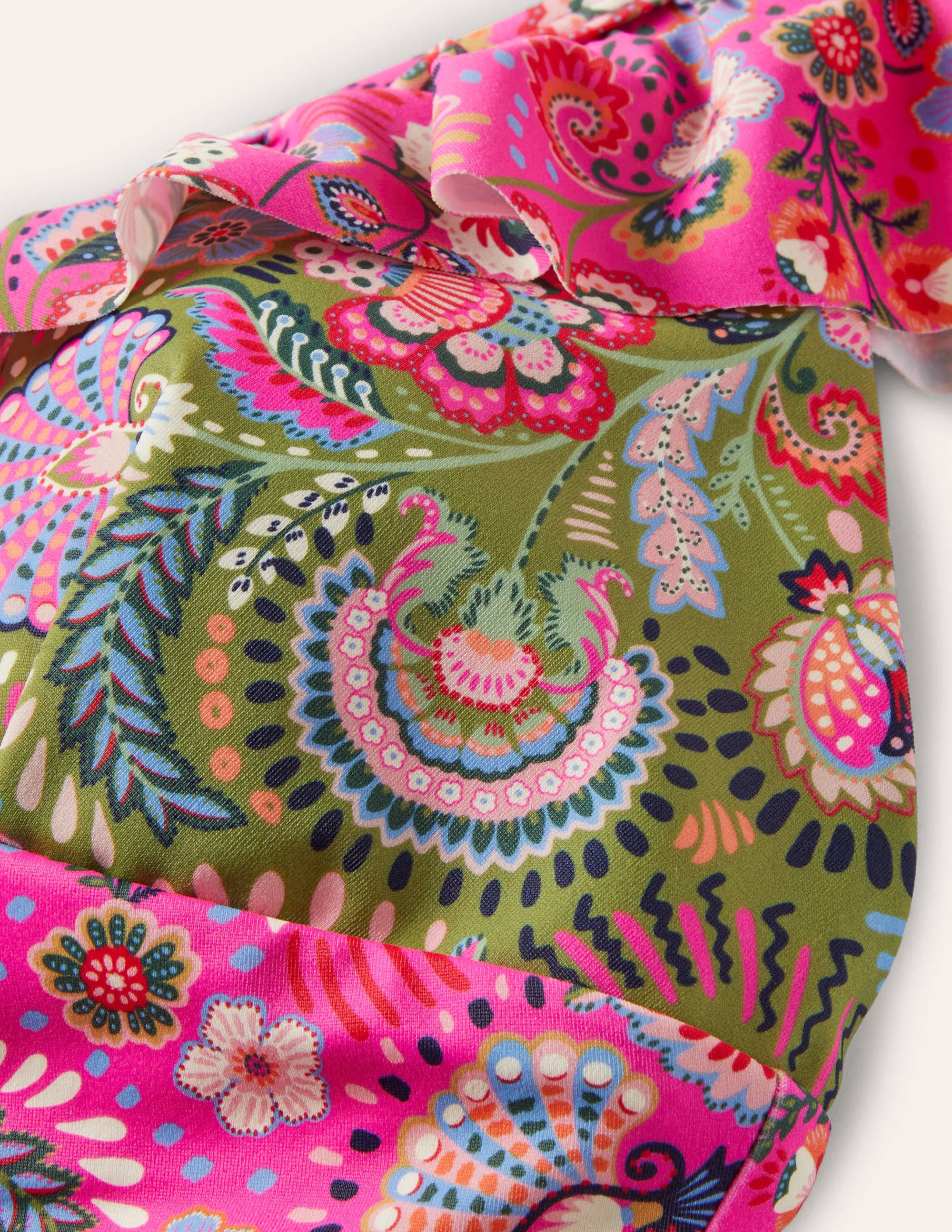Palermo Ruffle Bikini Top-Pea, Decorative Meadow - Image 6