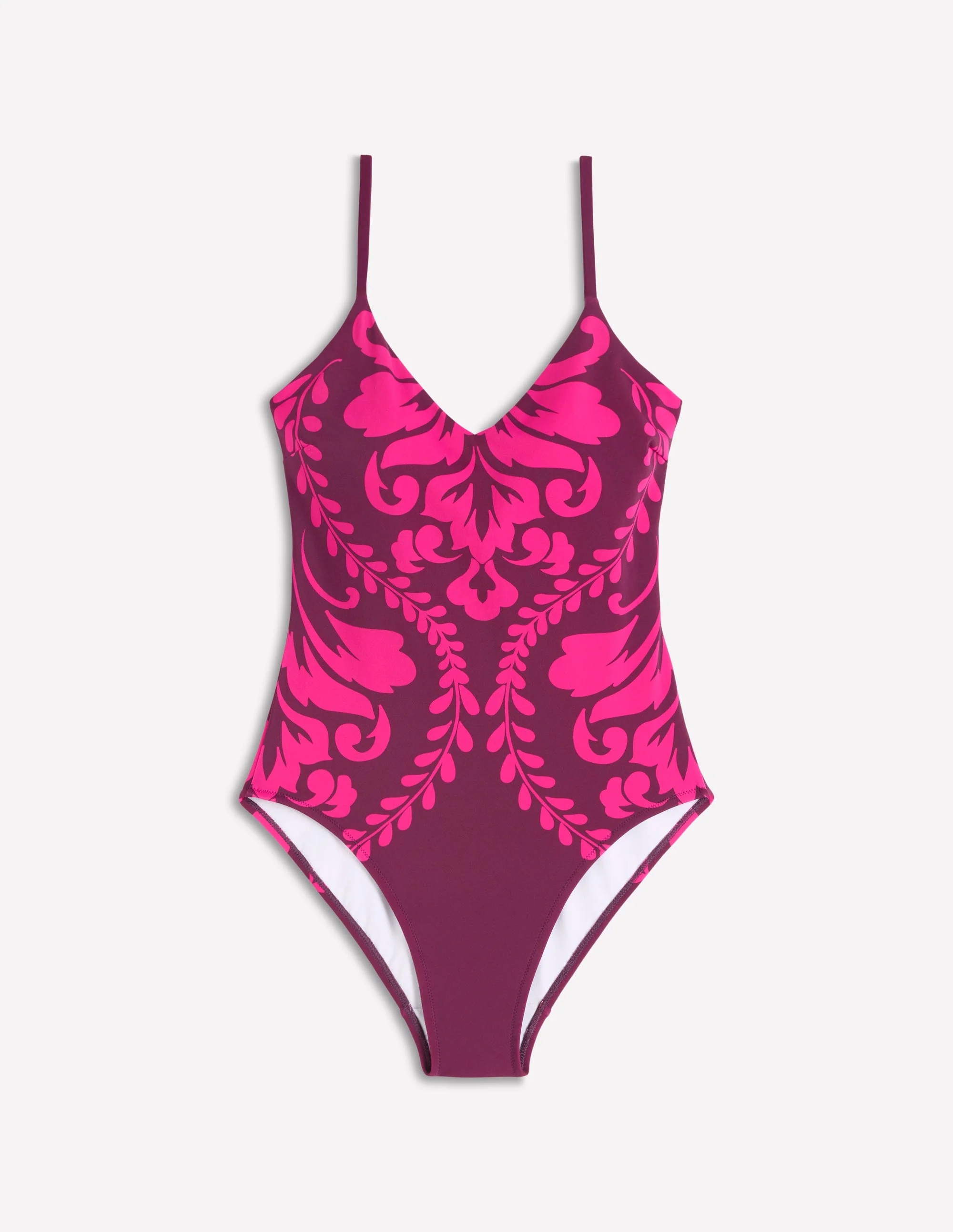 Palermo V Swimsuit-Chocberry, Decorative Lattice - Image 8