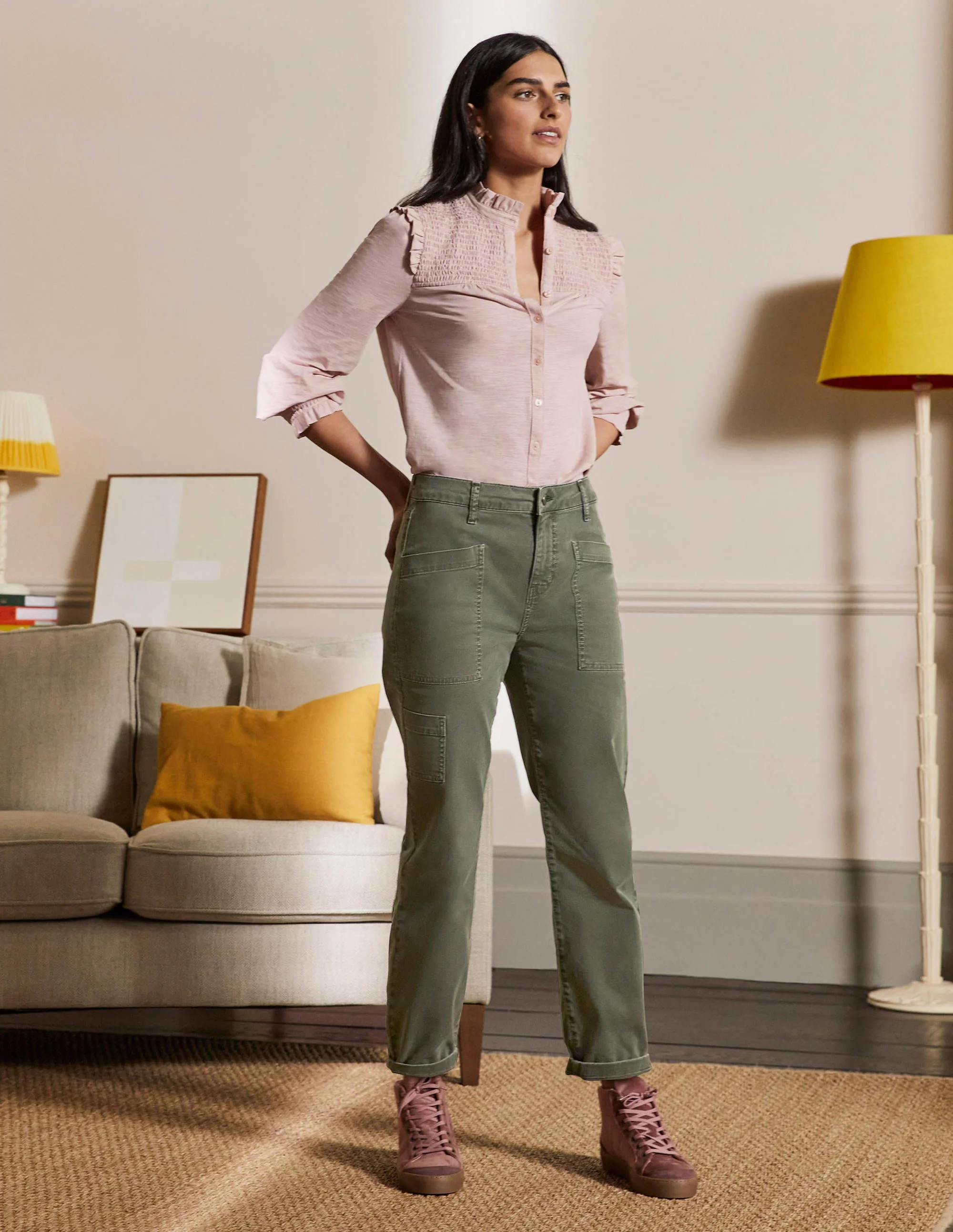Patch Pocket Tapered Jeans-Marsh - Image 5