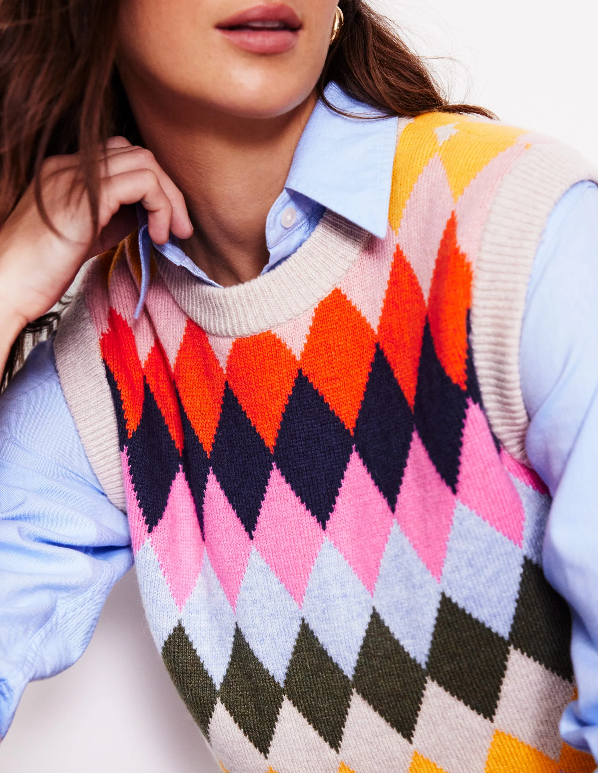Patterned Vest-Multi - Image 2