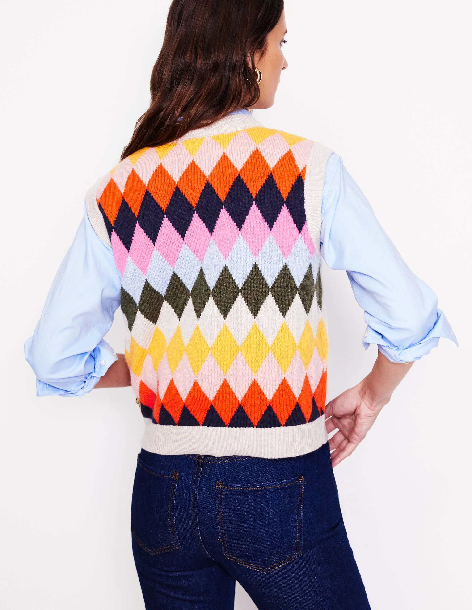 Patterned Vest-Multi - Image 3