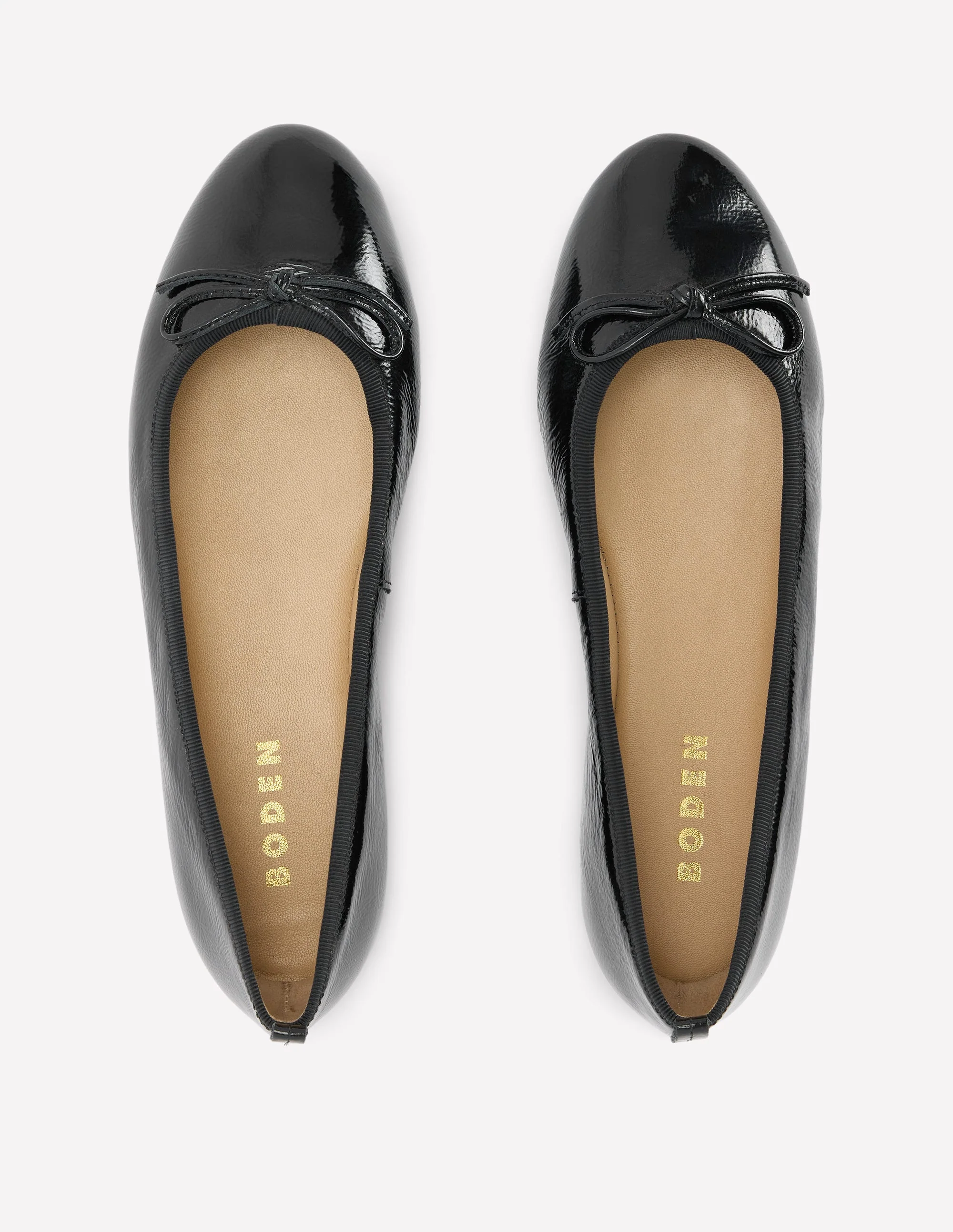Patti Round Toe Ballet Flats-Black - Image 5