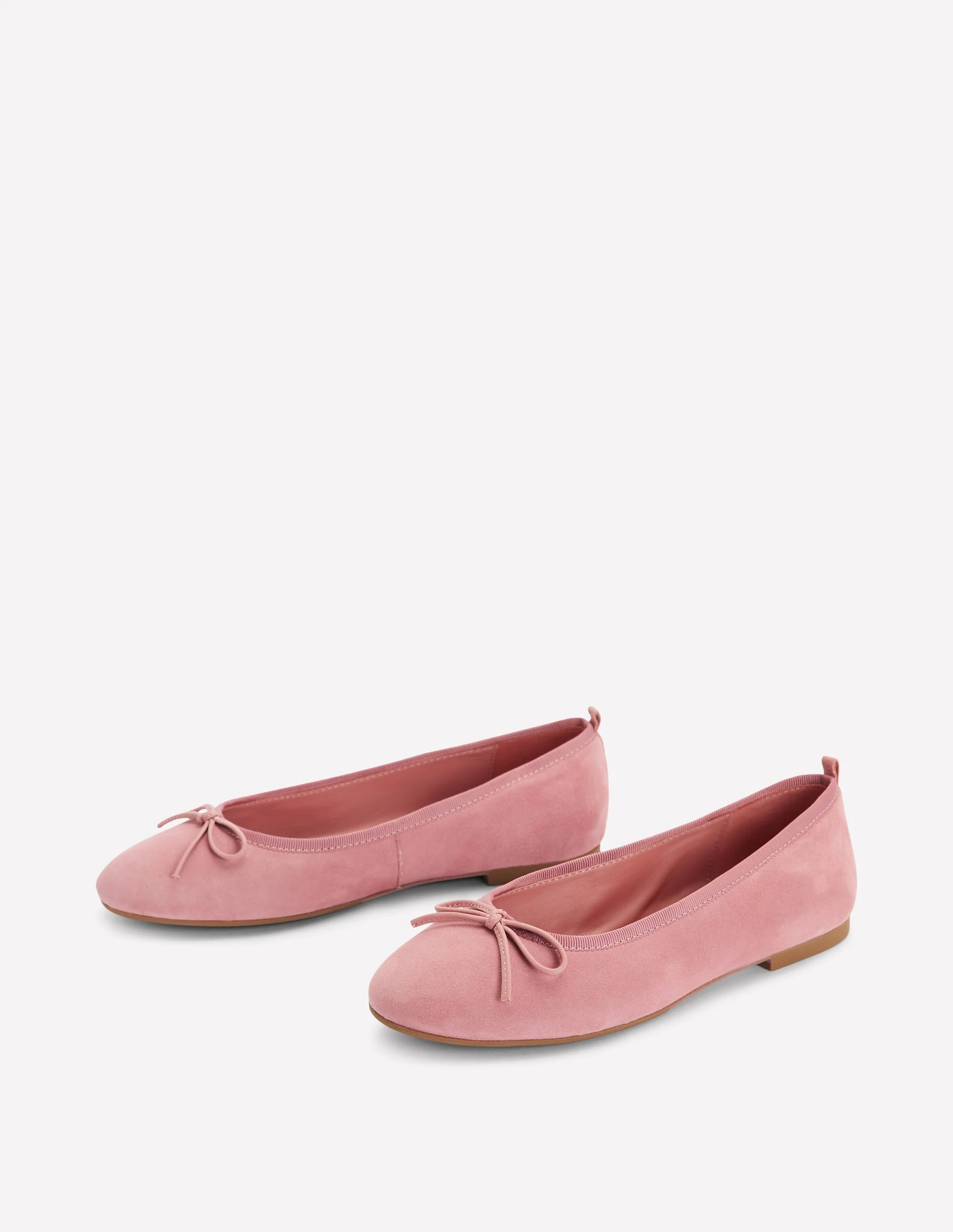 Patti Round Toe Ballet Flats-Blush - Image 3