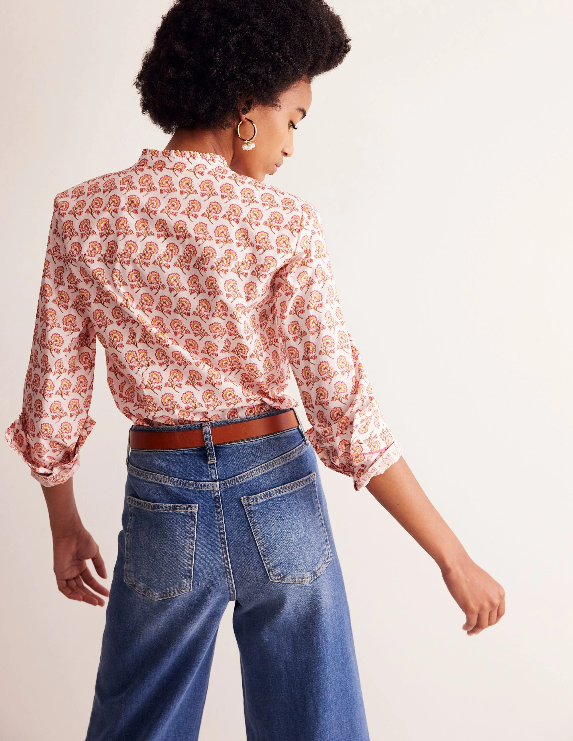 Phoebe Shirt-Ivory, Azelia SprIg - Image 3