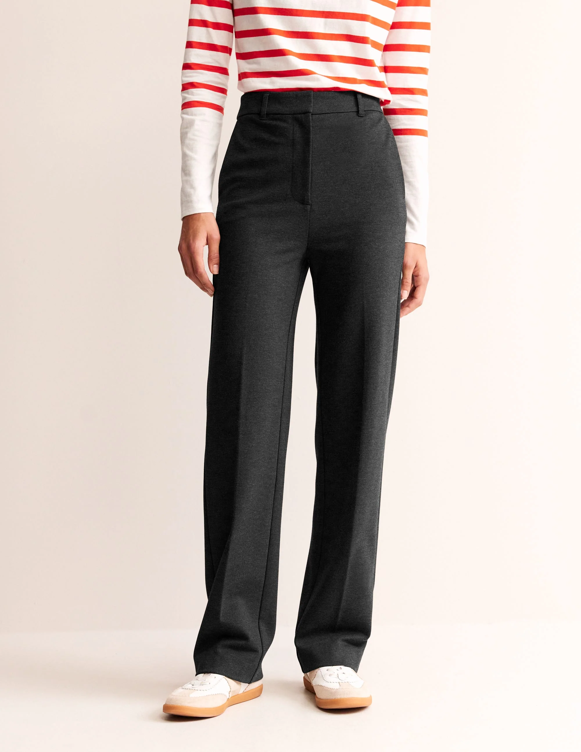 Pimlico Ponte Pants-Charcoal Marl - Image 4