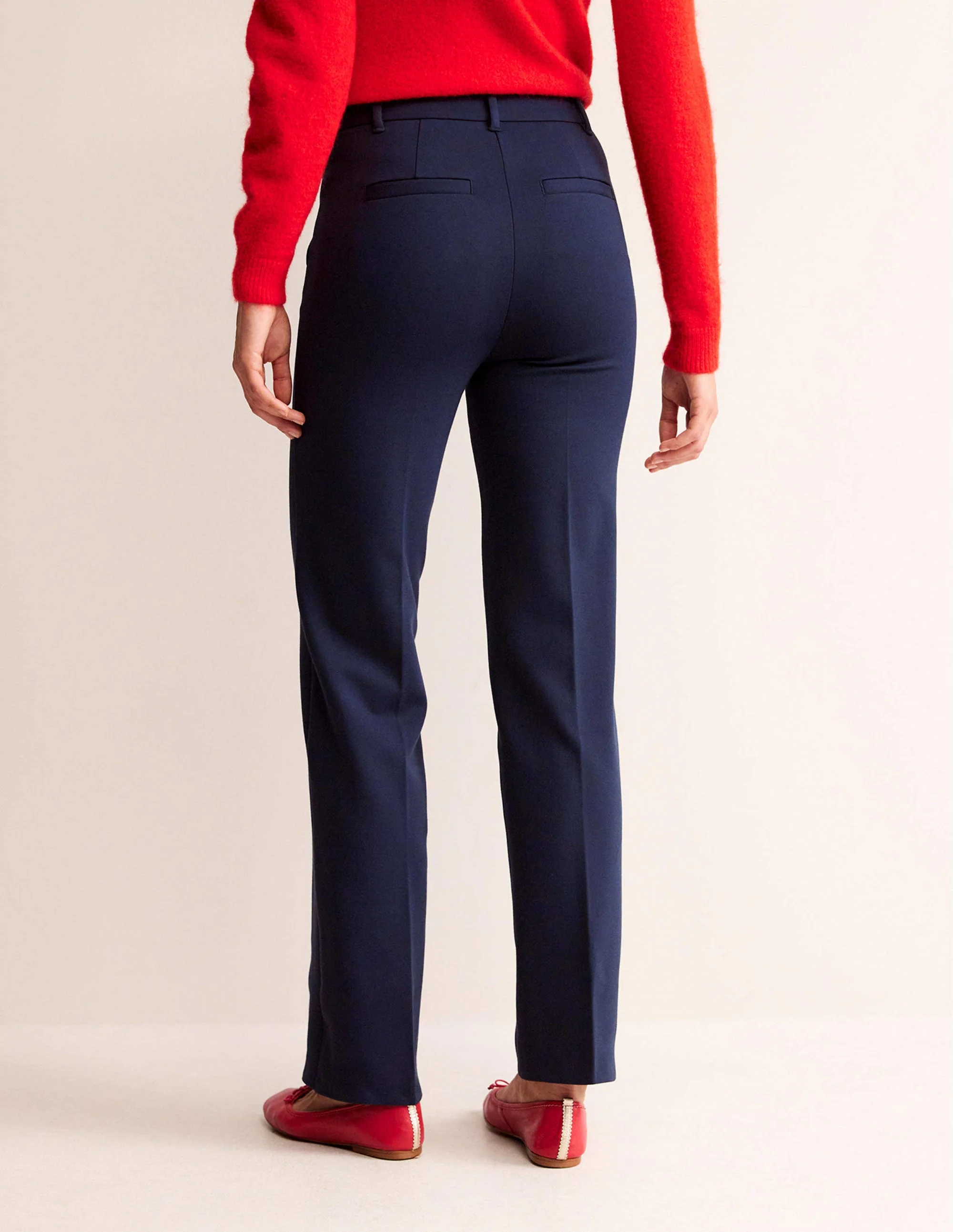 Pimlico Ponte Pants-Navy - Image 3