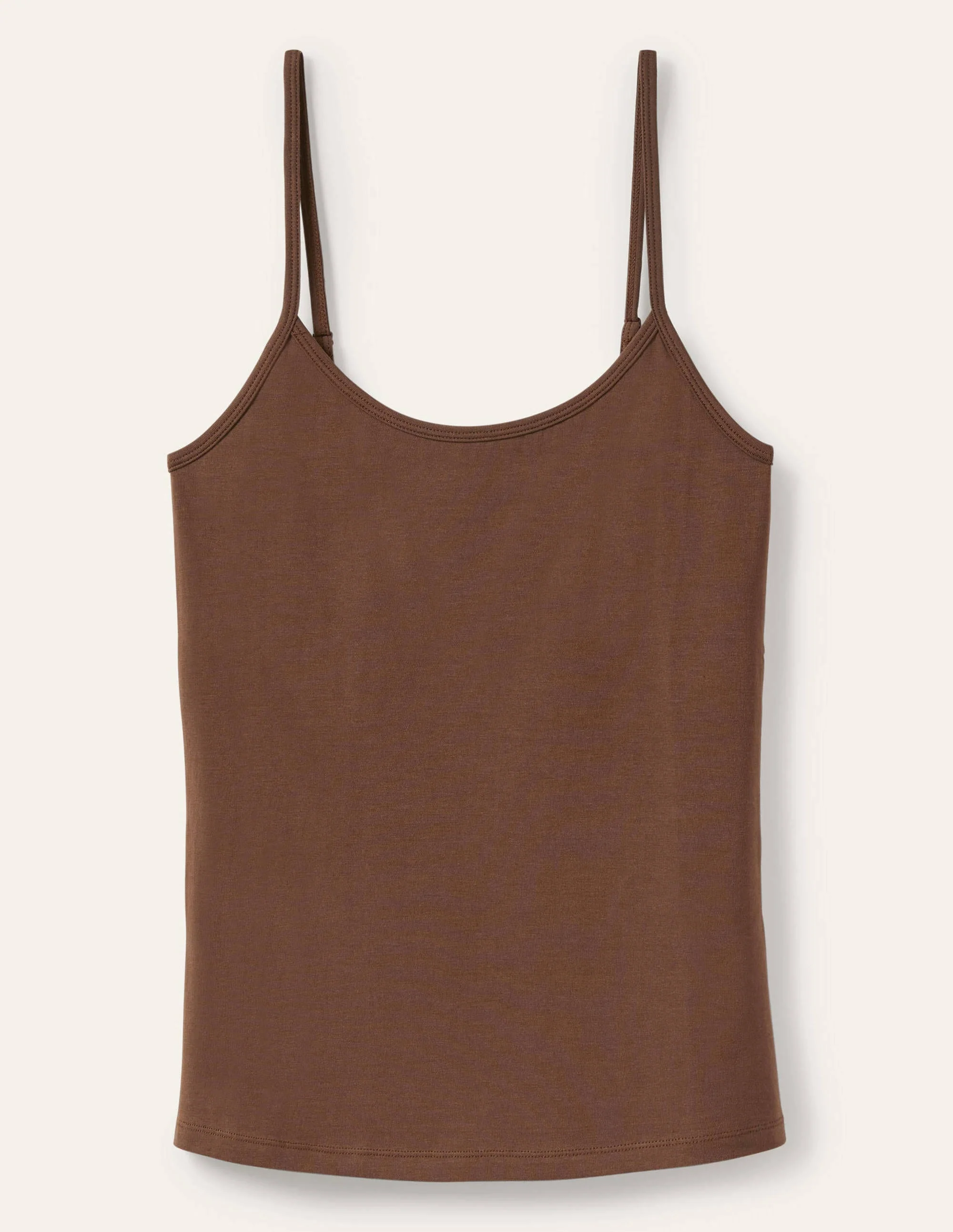 Plain Cami Top-Deep Brown - Image 9
